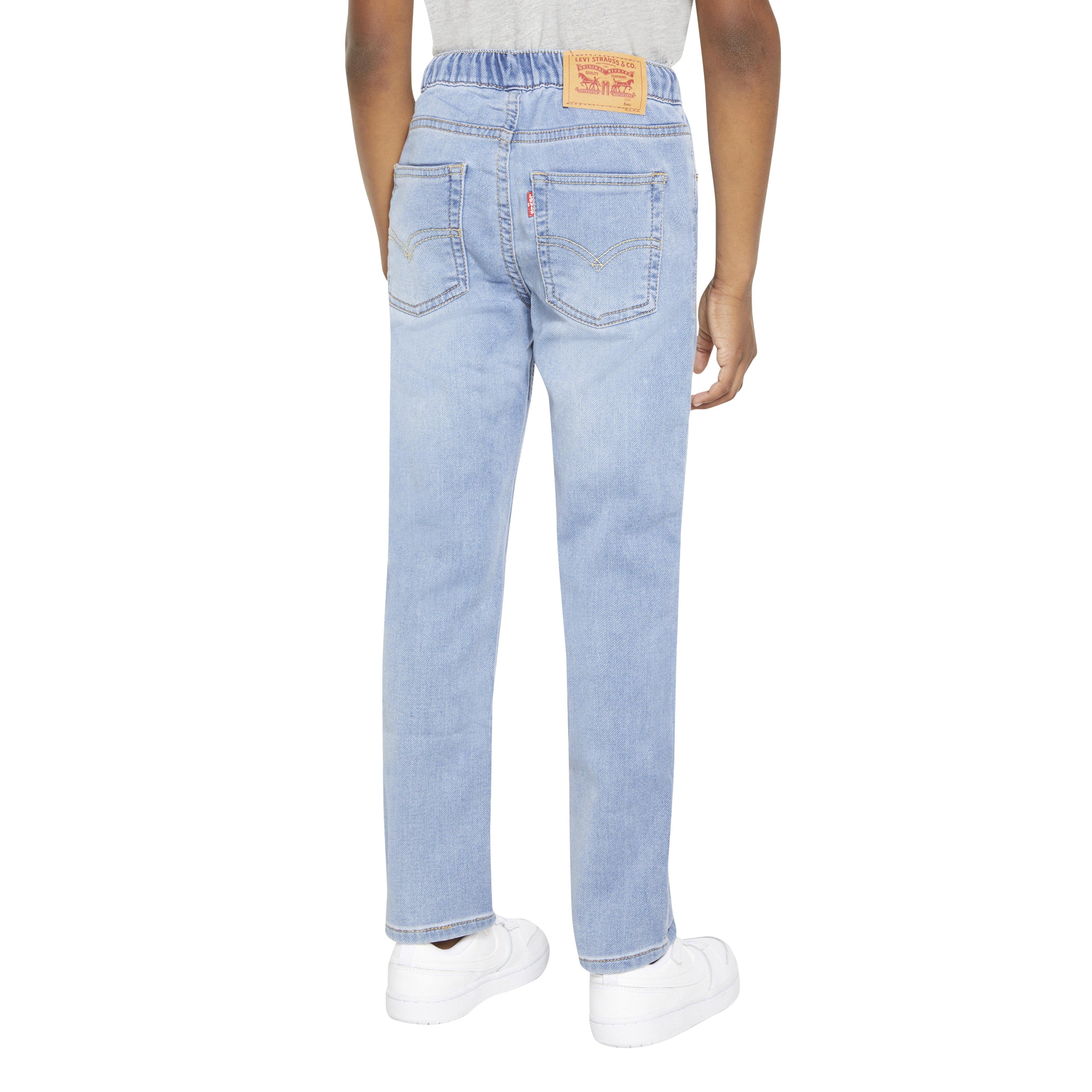 Levi's Little Boys' Skinny Fit Wash Pull On Jeans - Light Blue - LIGHT BLUE Thumbnail View 2