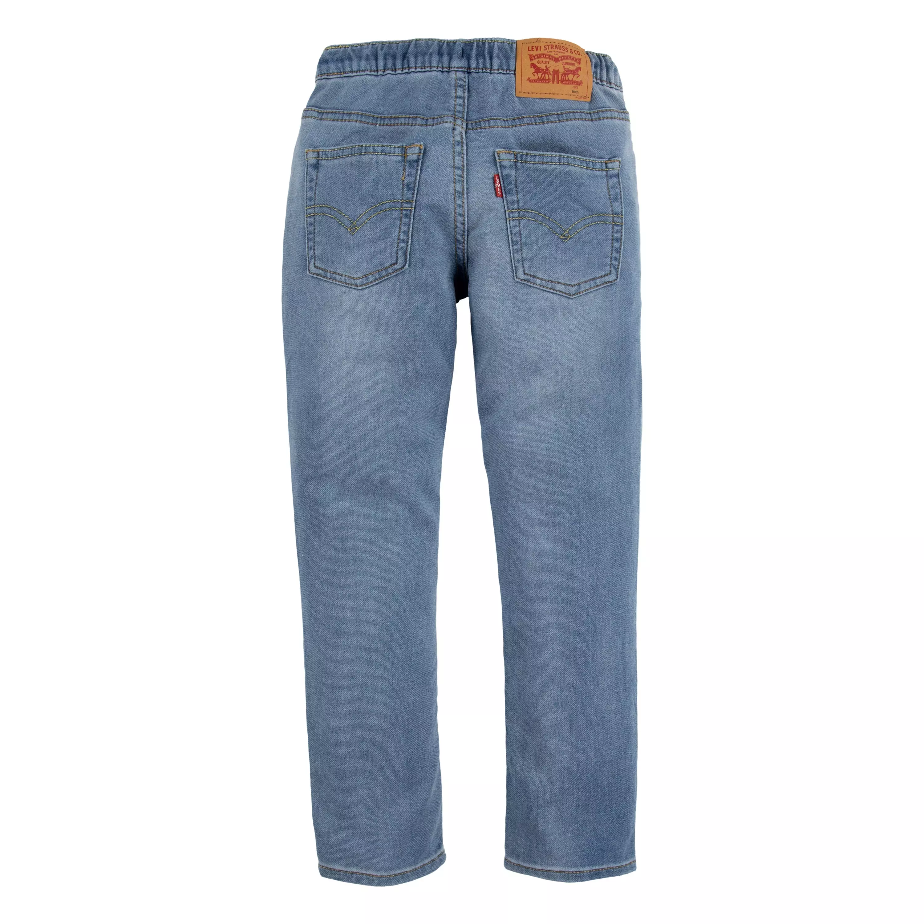 Levi's Little Boys' Skinny Fit Light Blue Wash Pull On Jeans - LIGHT BLUE