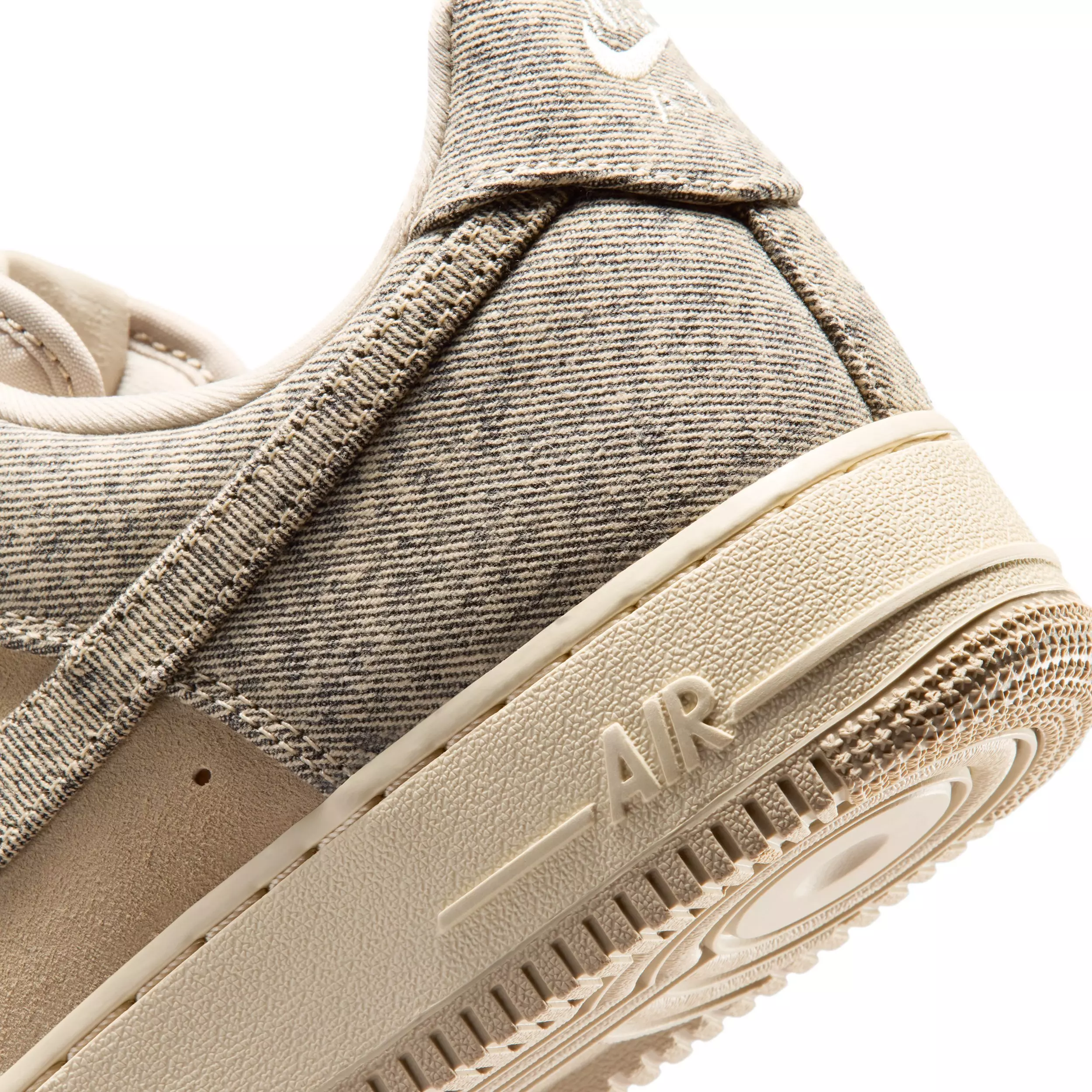 Nike Air Force 1 '07 LV8 "Desert Khaki/Light Khaki/Metallic Silver/Desert Khaki" Men's Shoe - KHAKI/LT KHAKI/SILVER/KHAKI