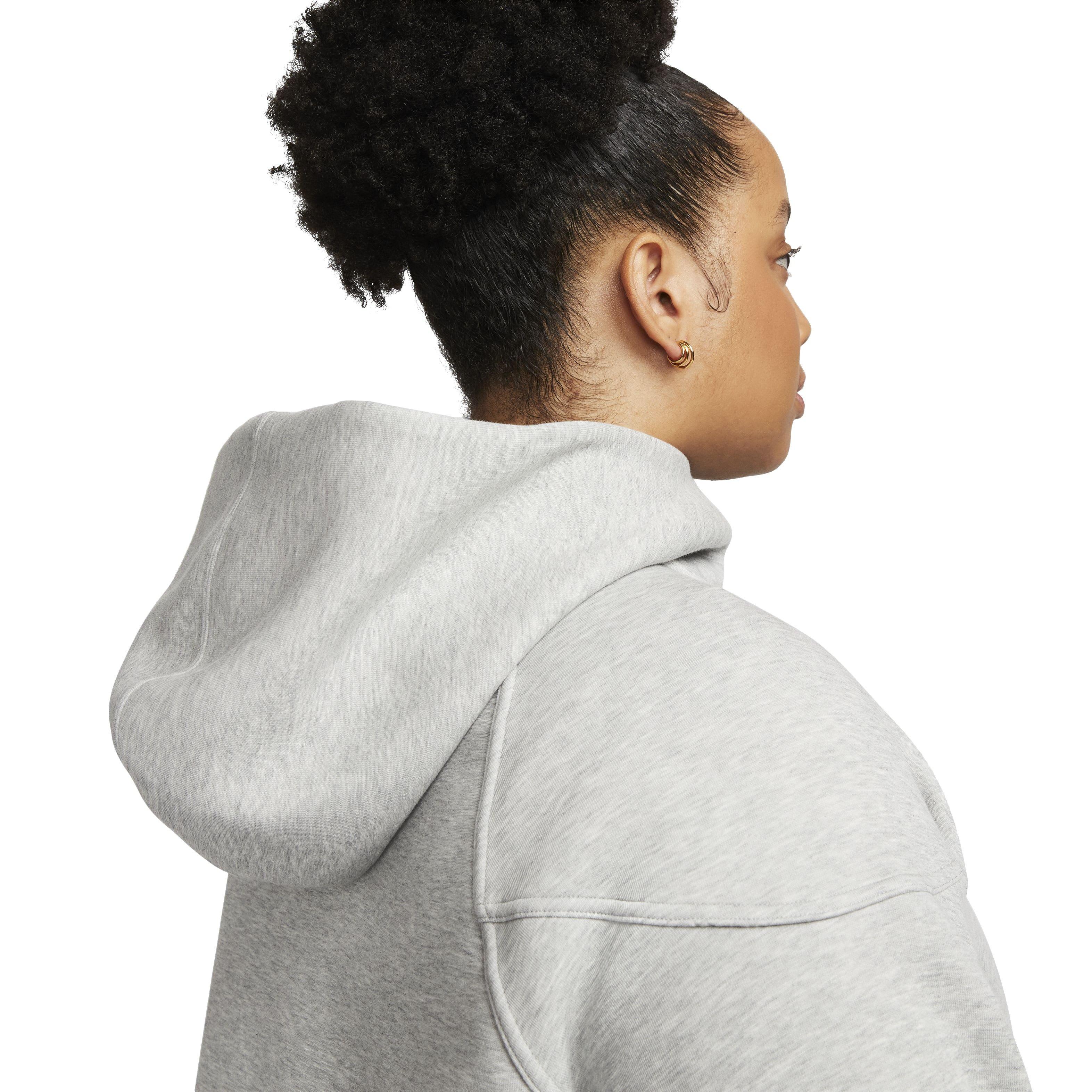 Nike Women's Sportswear Tech Fleece Windrunner FZ Jacket - Grey - GREY Thumbnail View 6