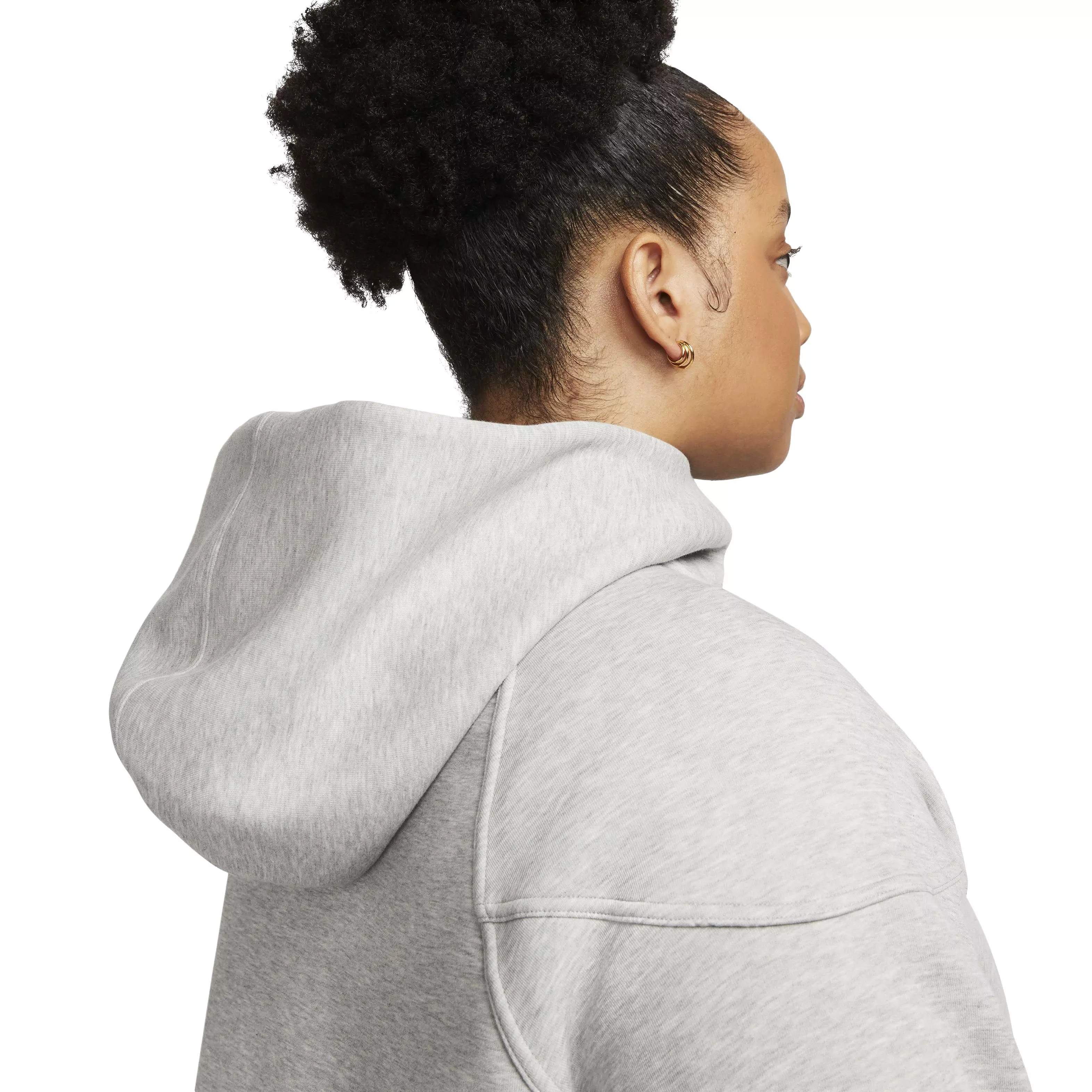 Nike Women's Sportswear Tech Fleece Windrunner FZ Jacket -Grey - GREY