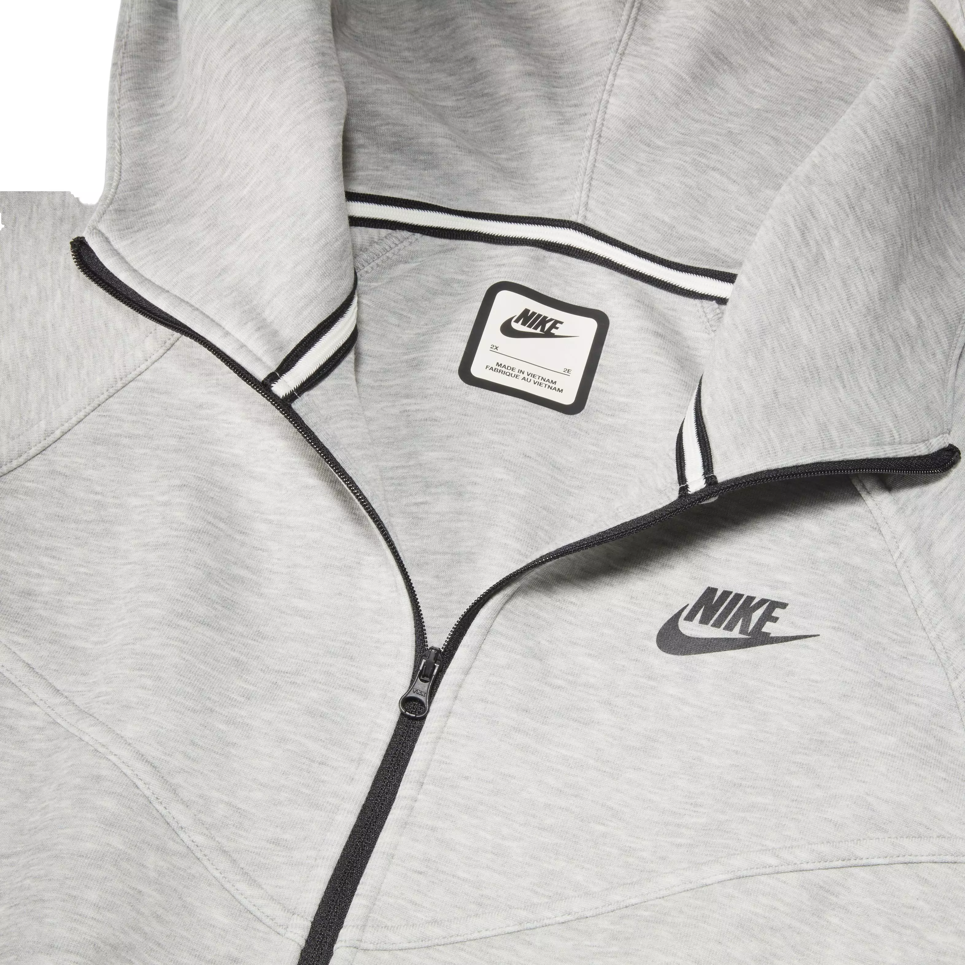 Nike Women's Sportswear Tech Fleece Windrunner FZ Jacket - Grey - GREY
