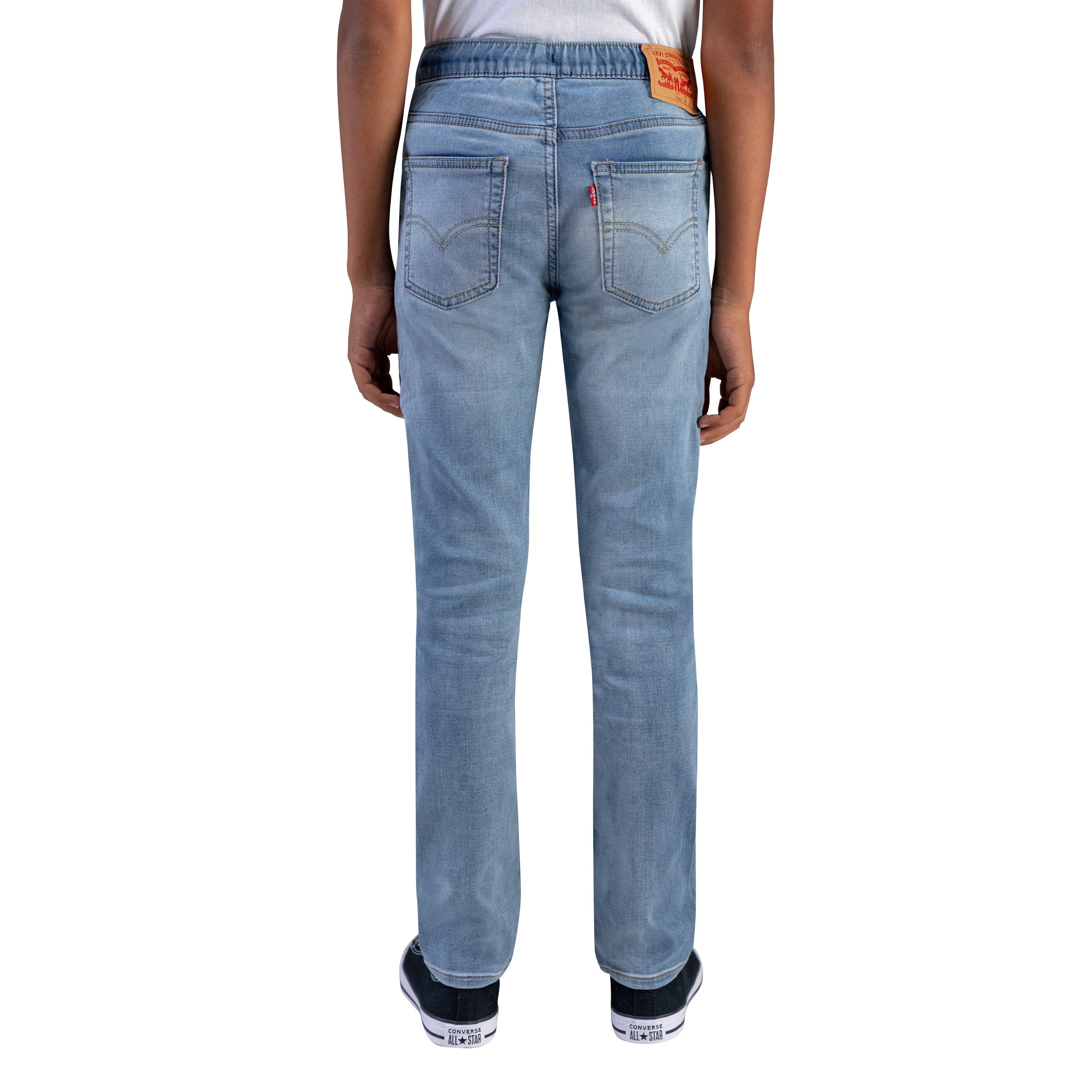 Levi's Skinny Fit Big Boys' Light Blue Wash Pull On Jeans