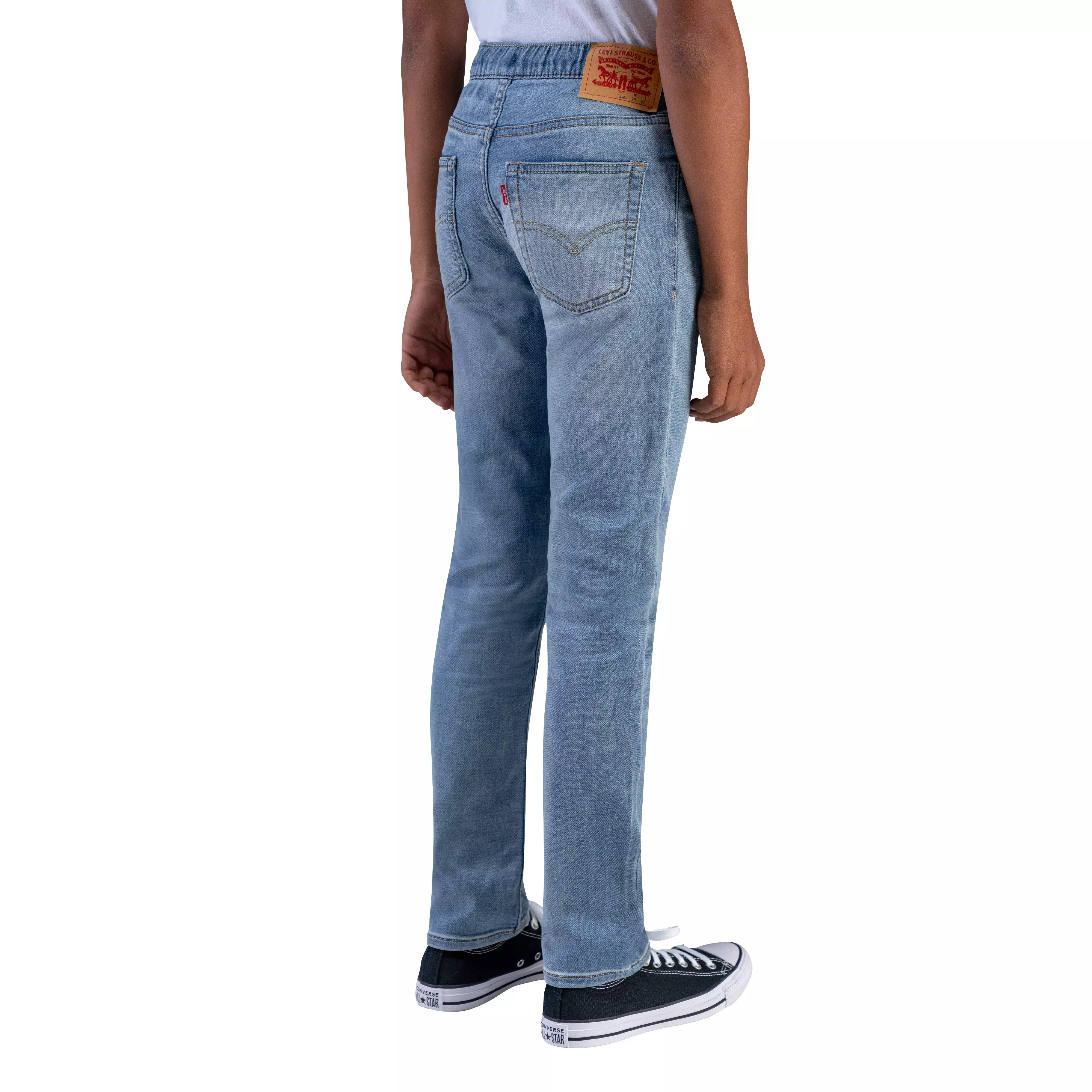 Levi's Big Boys' Skinny Fit Light Blue Wash Pull On Jeans - LIGHT BLUE