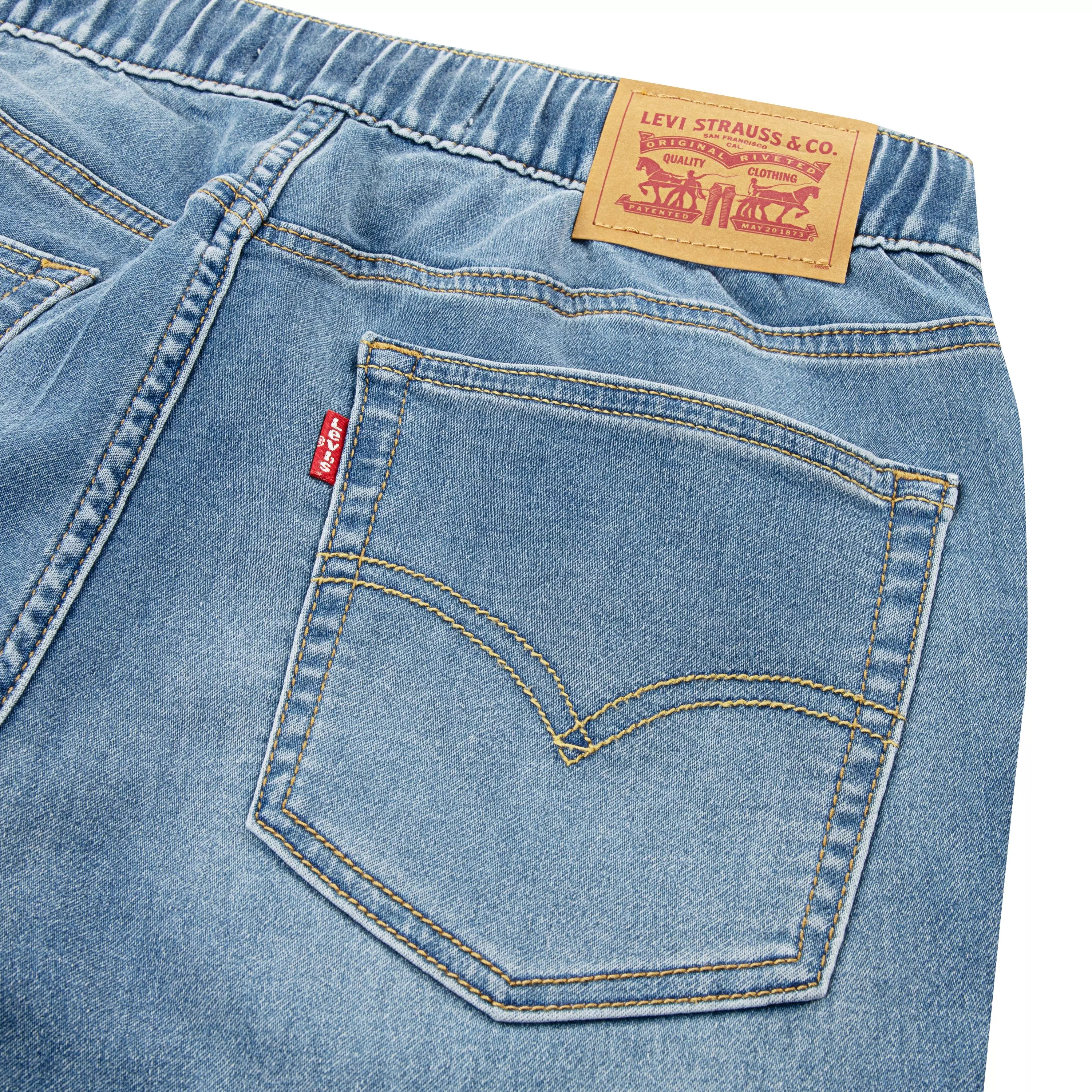 Levi's Big Boys' Skinny Fit Light Blue Wash Pull On Jeans - LIGHT BLUE