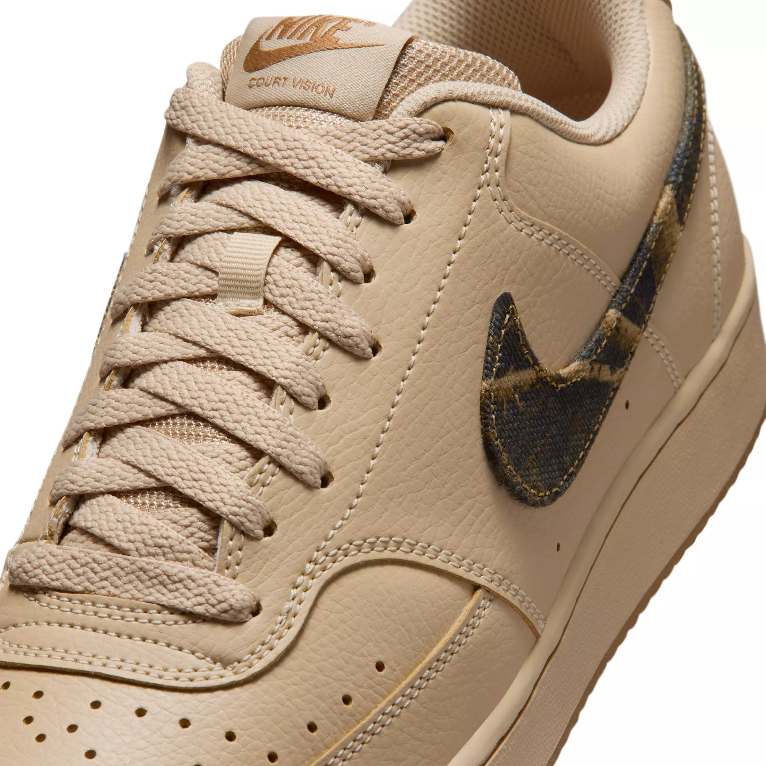 Nike Court Vision SE "Rattan/Rocky Tan/Mink Brown" Men's Shoe - RATTAN/TAN/BROWN