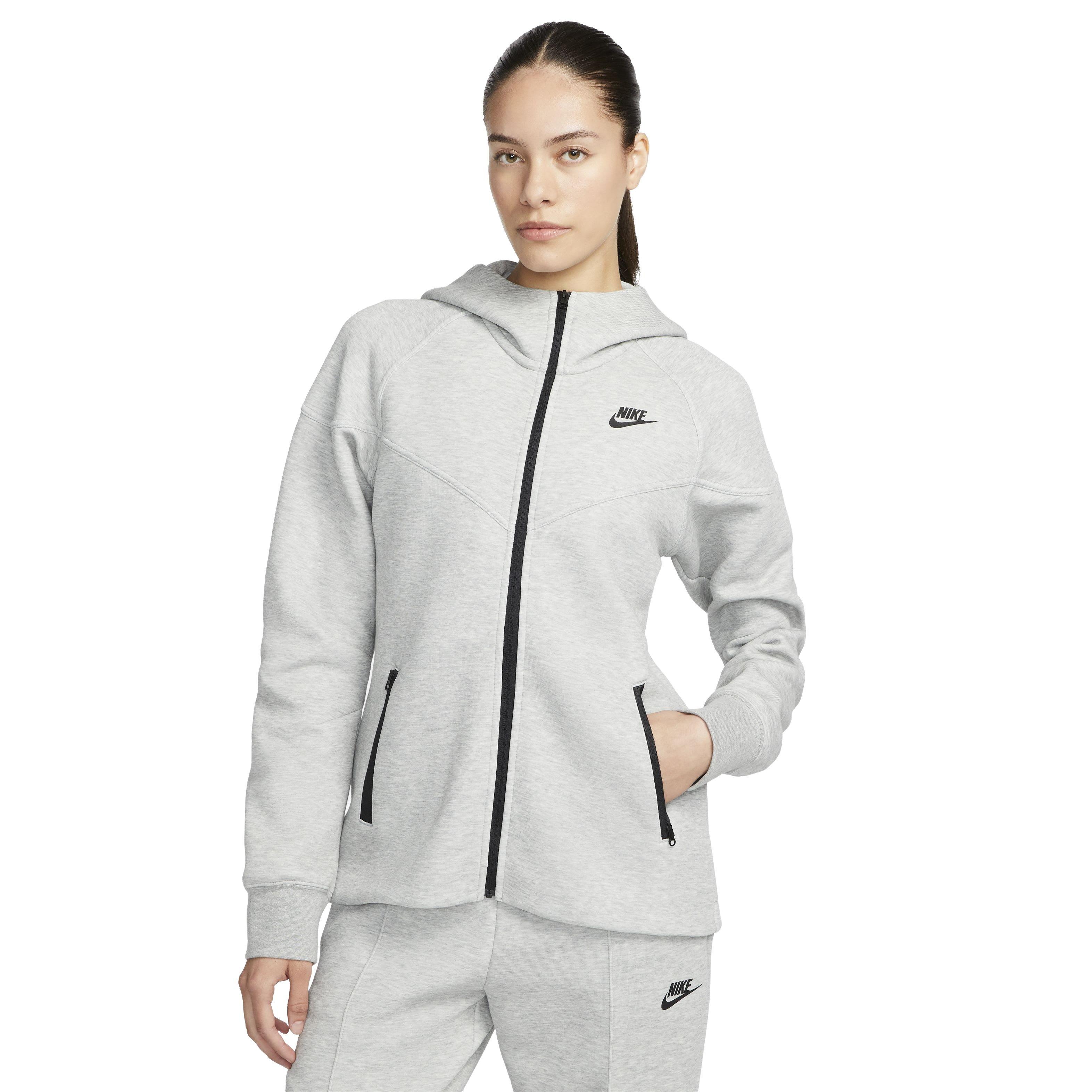 Nike Women's Sportswear Tech Fleece Windrunner Full-Zip Jacket - GREY Thumbnail View 1