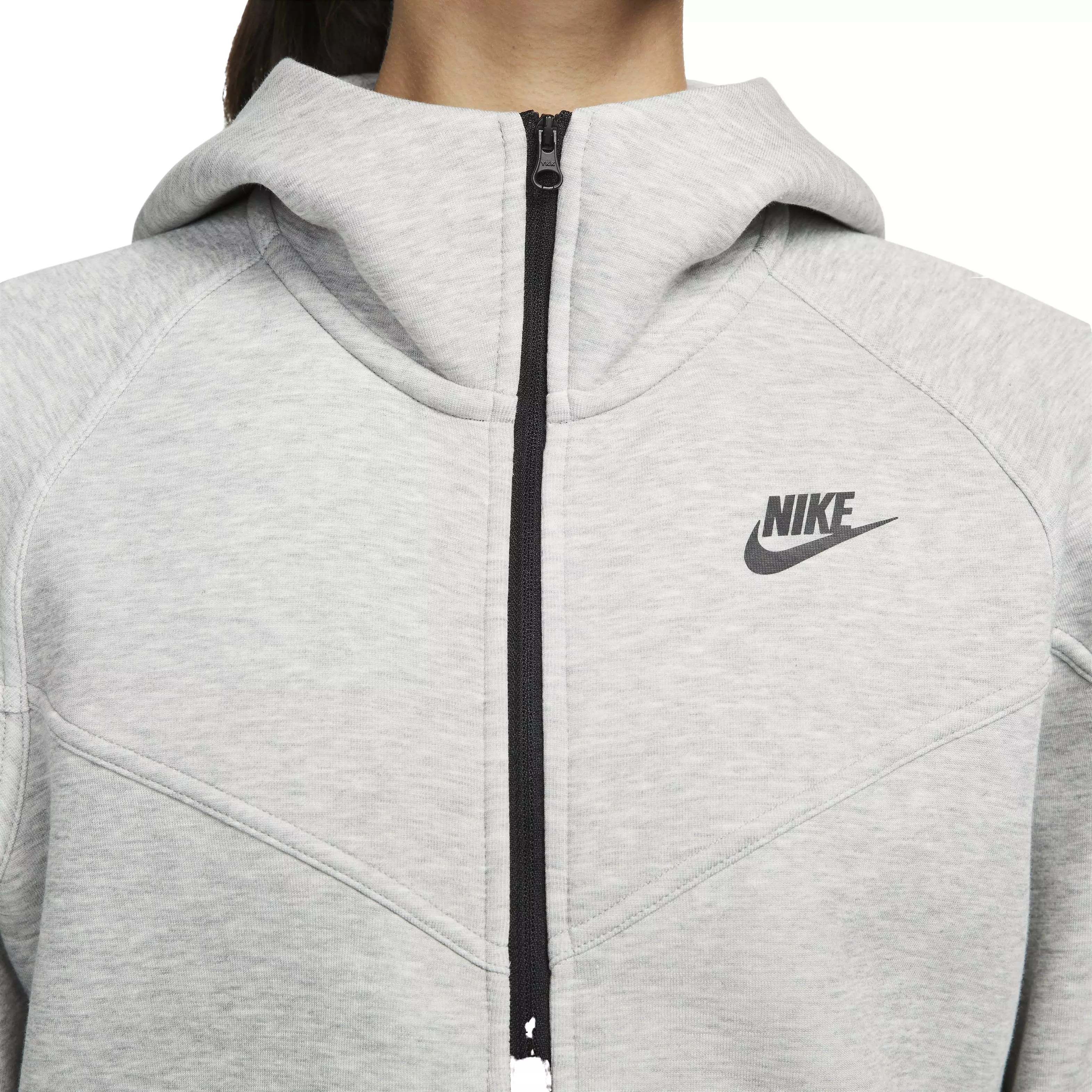Nike Women's Sportswear Tech Fleece Windrunner Full-Zip Jacket - GREY