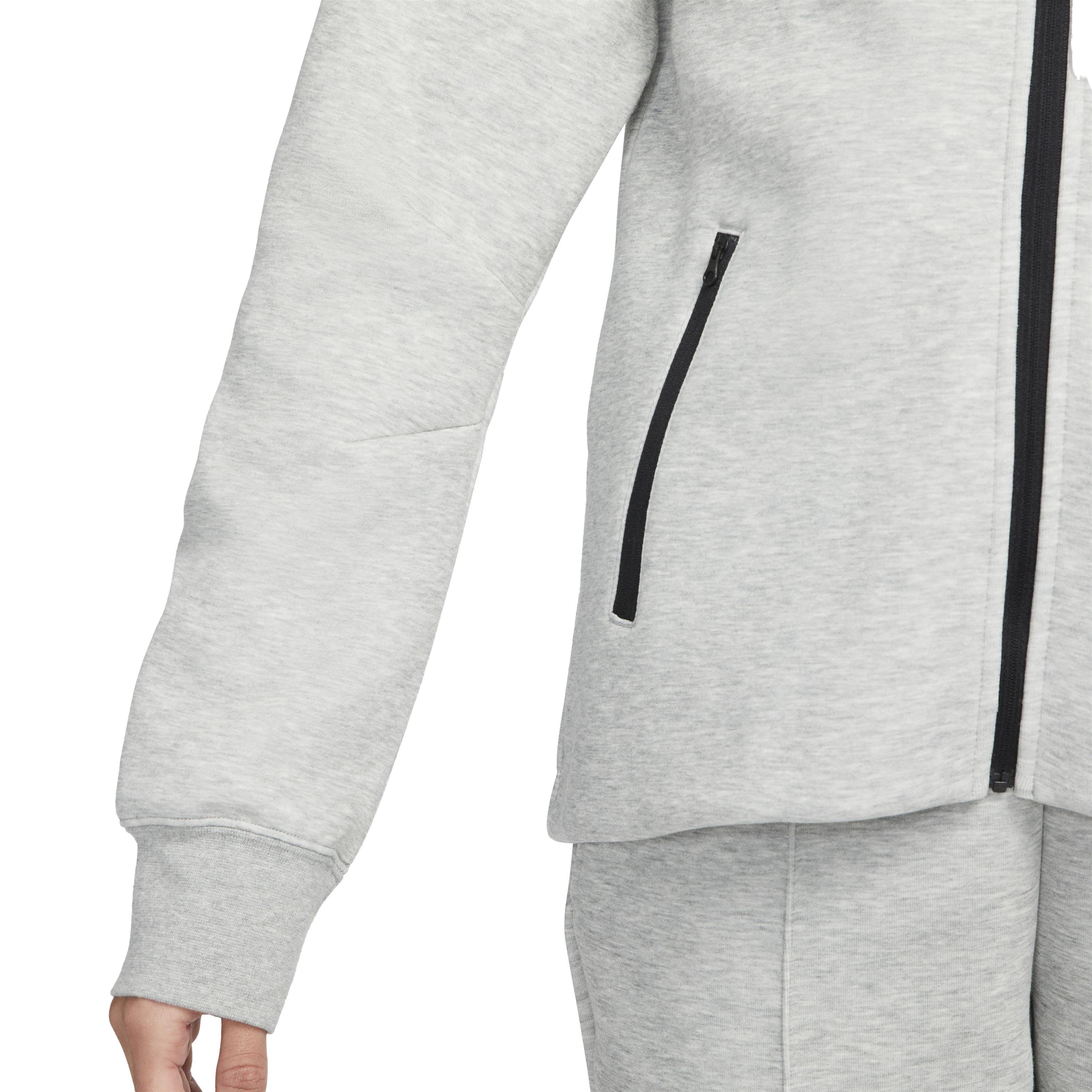 Nike Women's Sportswear Tech Fleece Windrunner Full-Zip Jacket - GREY Thumbnail View 6