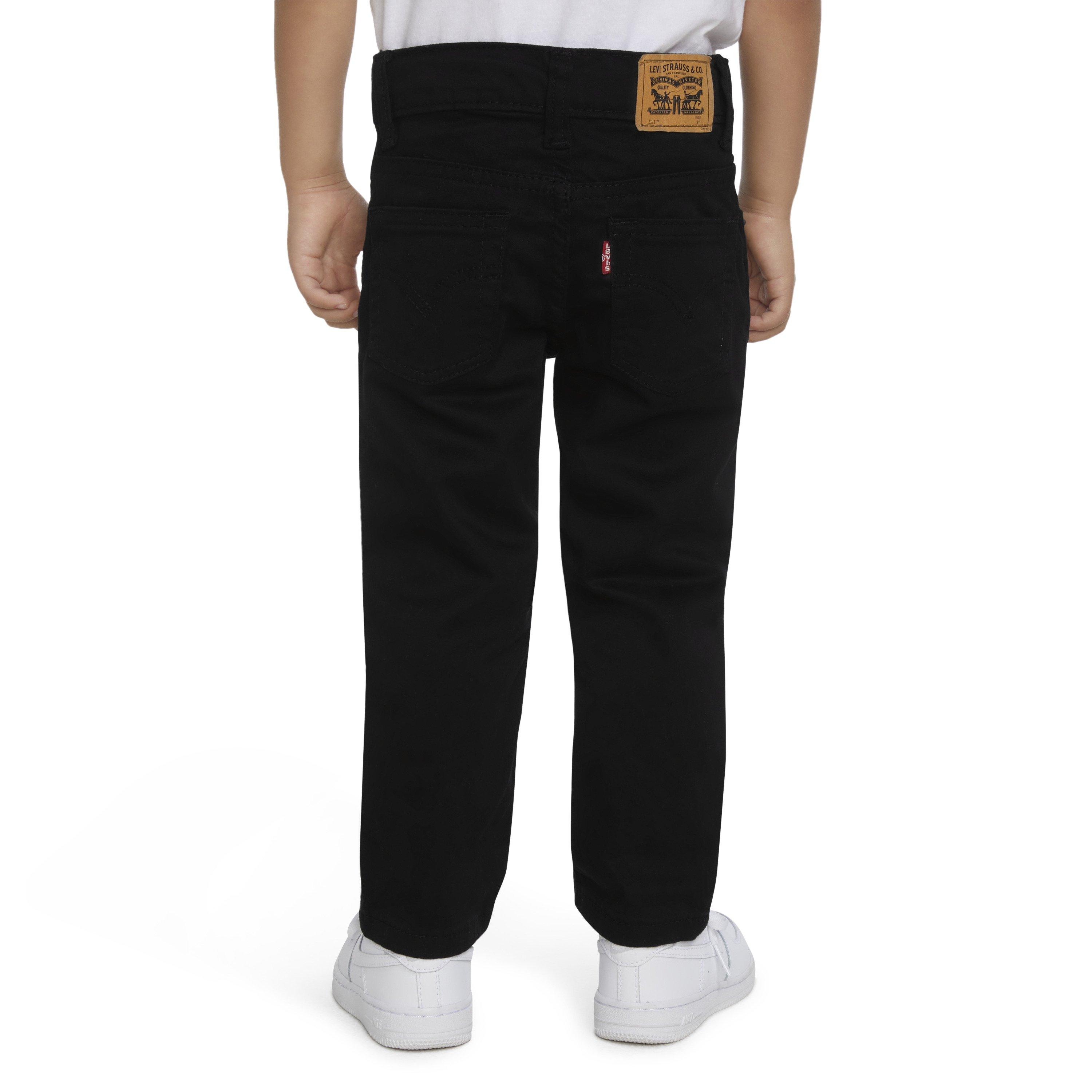 Levi's Toddler Boys' 511 Slim Fit Soft Brushed Sueded Pants - Black - BLACK Thumbnail View 2