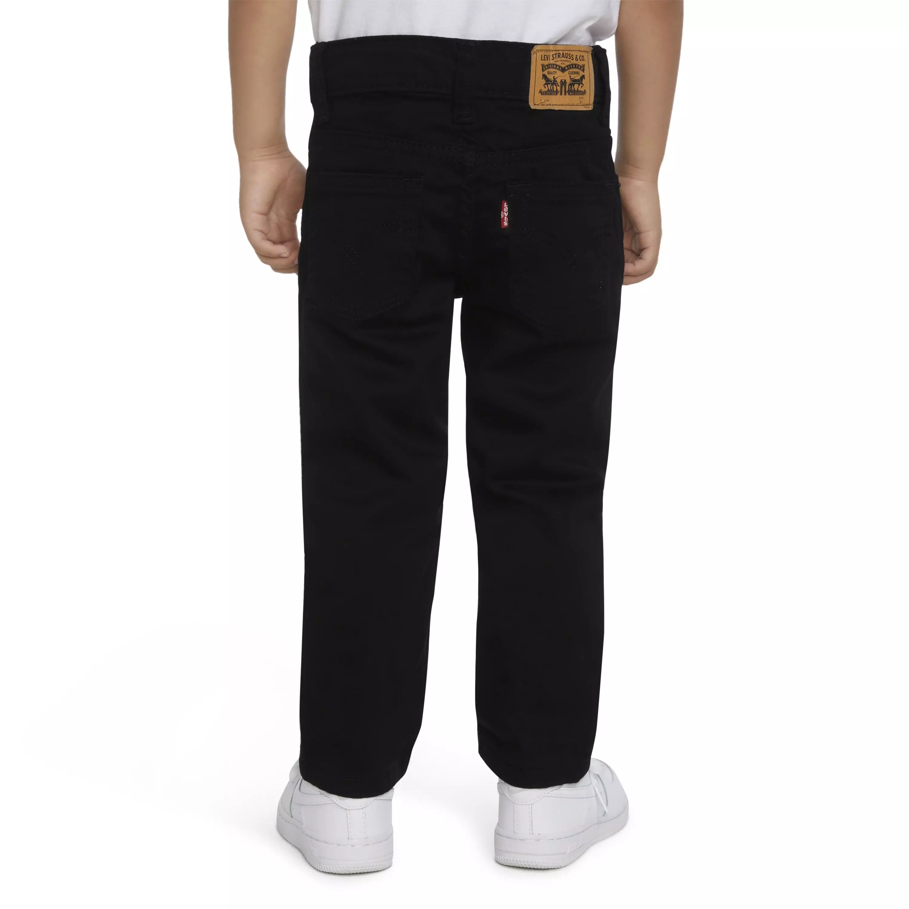 Levi's Toddler Boys' 511 Slim Fit Soft Brushed Sueded Pants - Black - BLACK