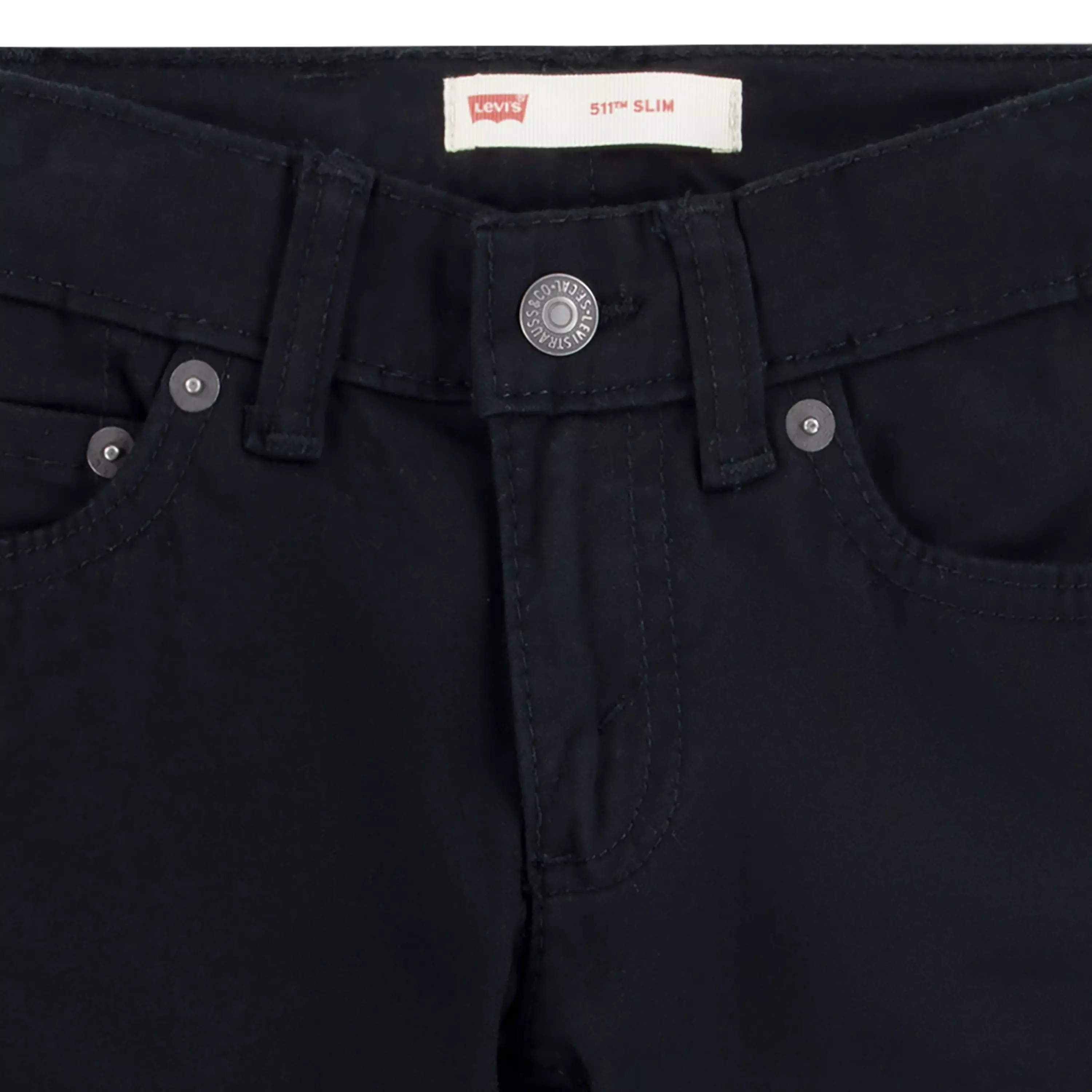 Levi's Toddler Boys' 511 Slim Fit Soft Brushed Sueded Pants - Black - BLACK