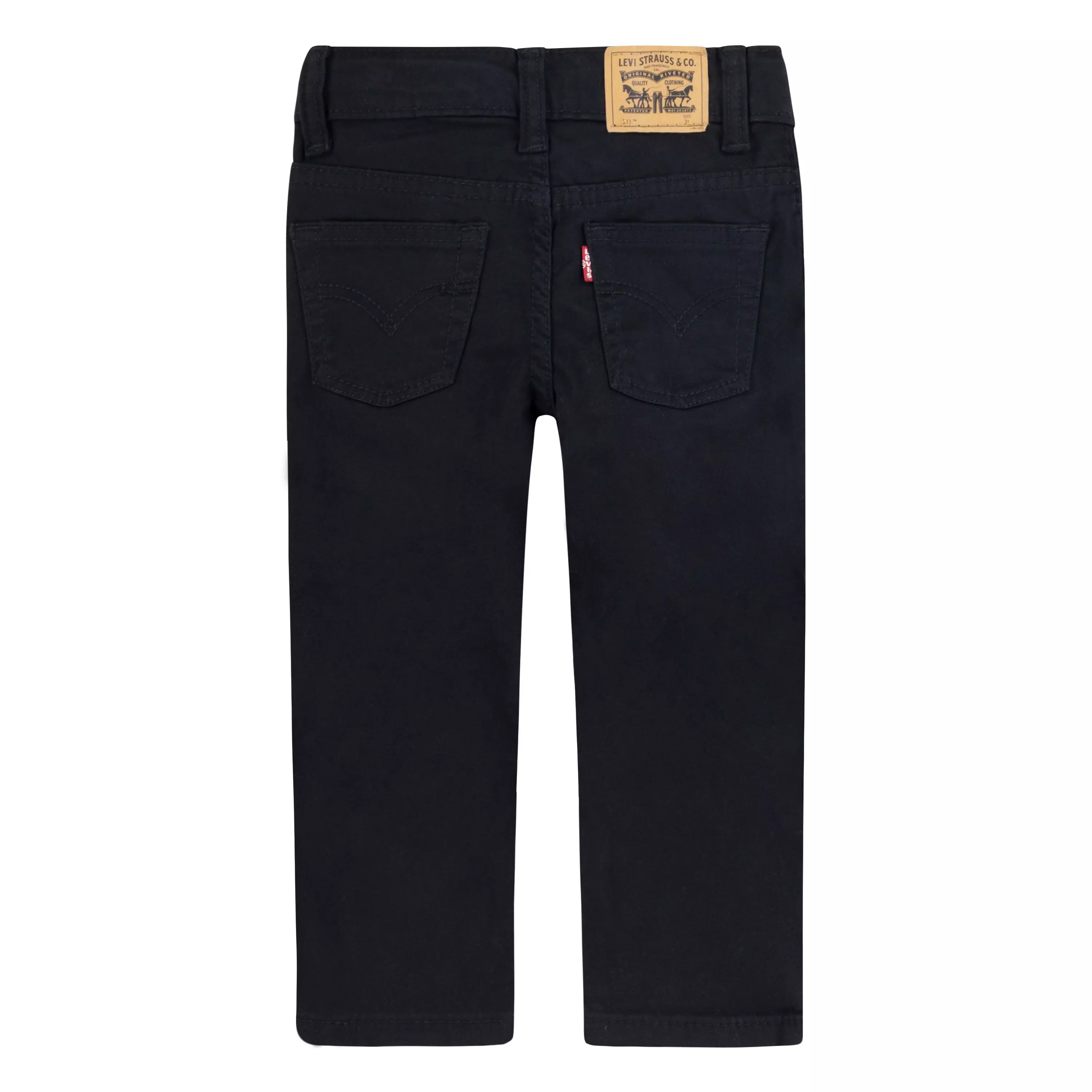 Levi's Toddler Boys' 511 Slim Fit Soft Brushed Sueded Pants - Black - BLACK
