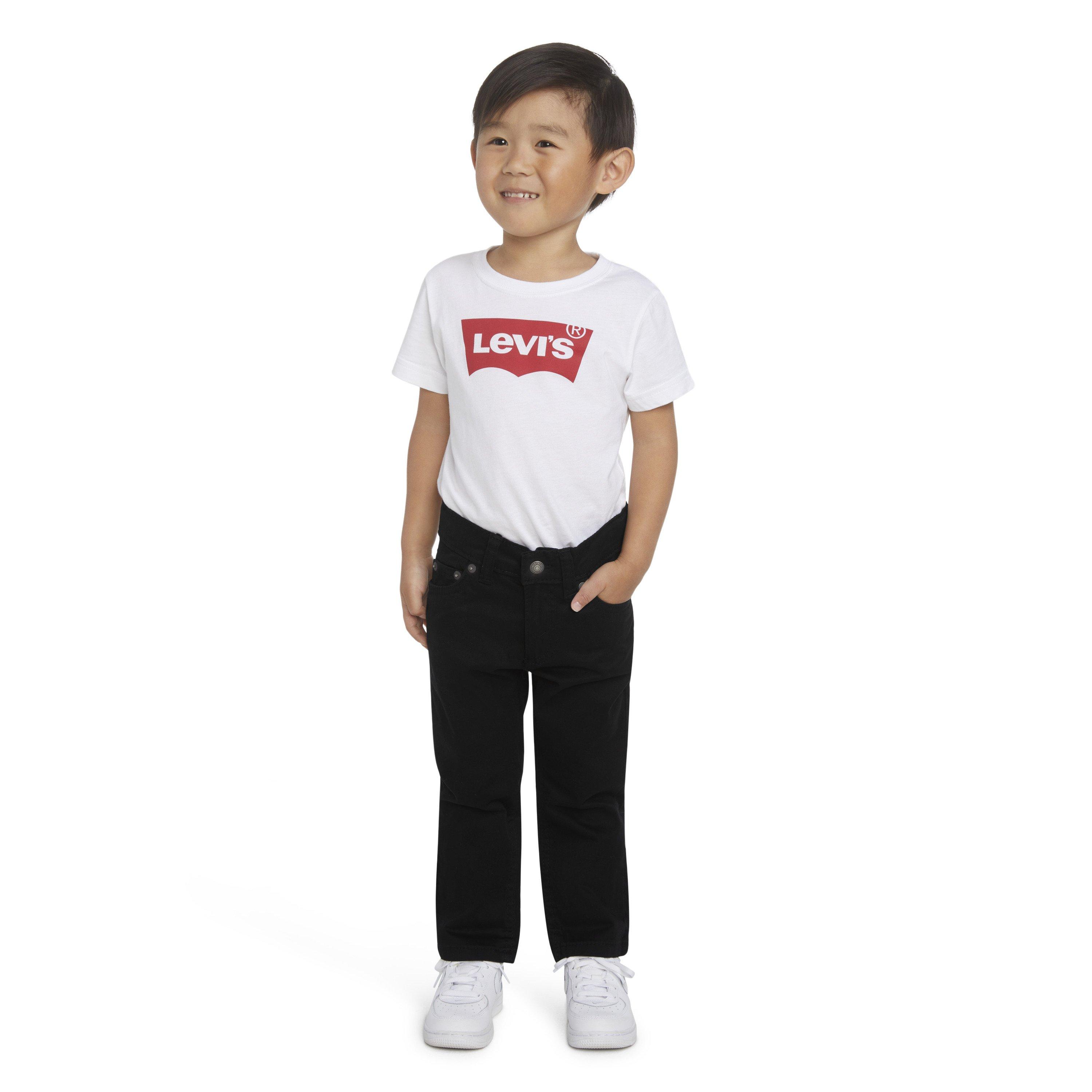 Levi's Toddler Boys' 511 Slim Fit Soft Brushed Sueded Pants - Black - BLACK Thumbnail View 9