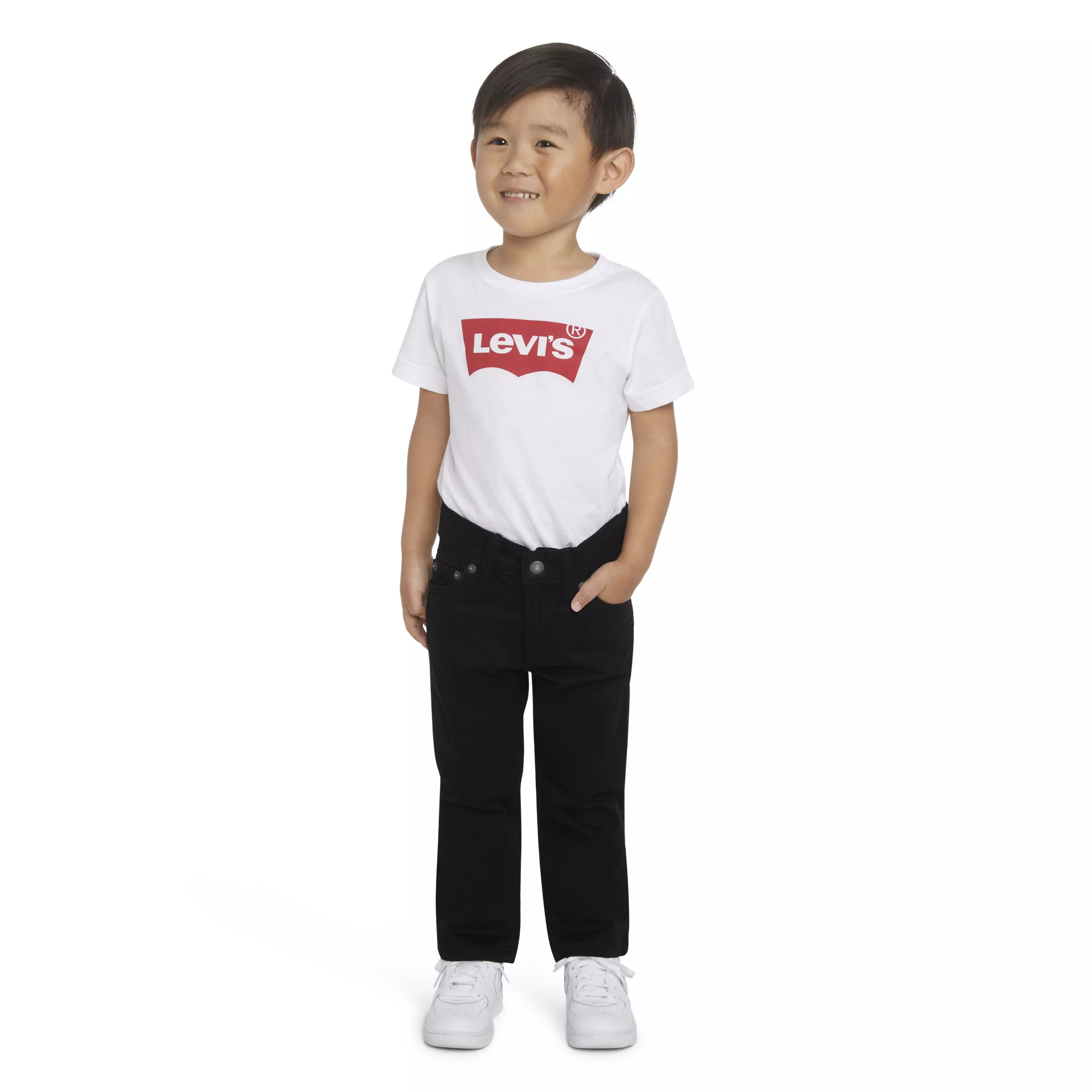 Levi's Toddler Boys' 511 Slim Fit Soft Brushed Sueded Pants - Black - BLACK