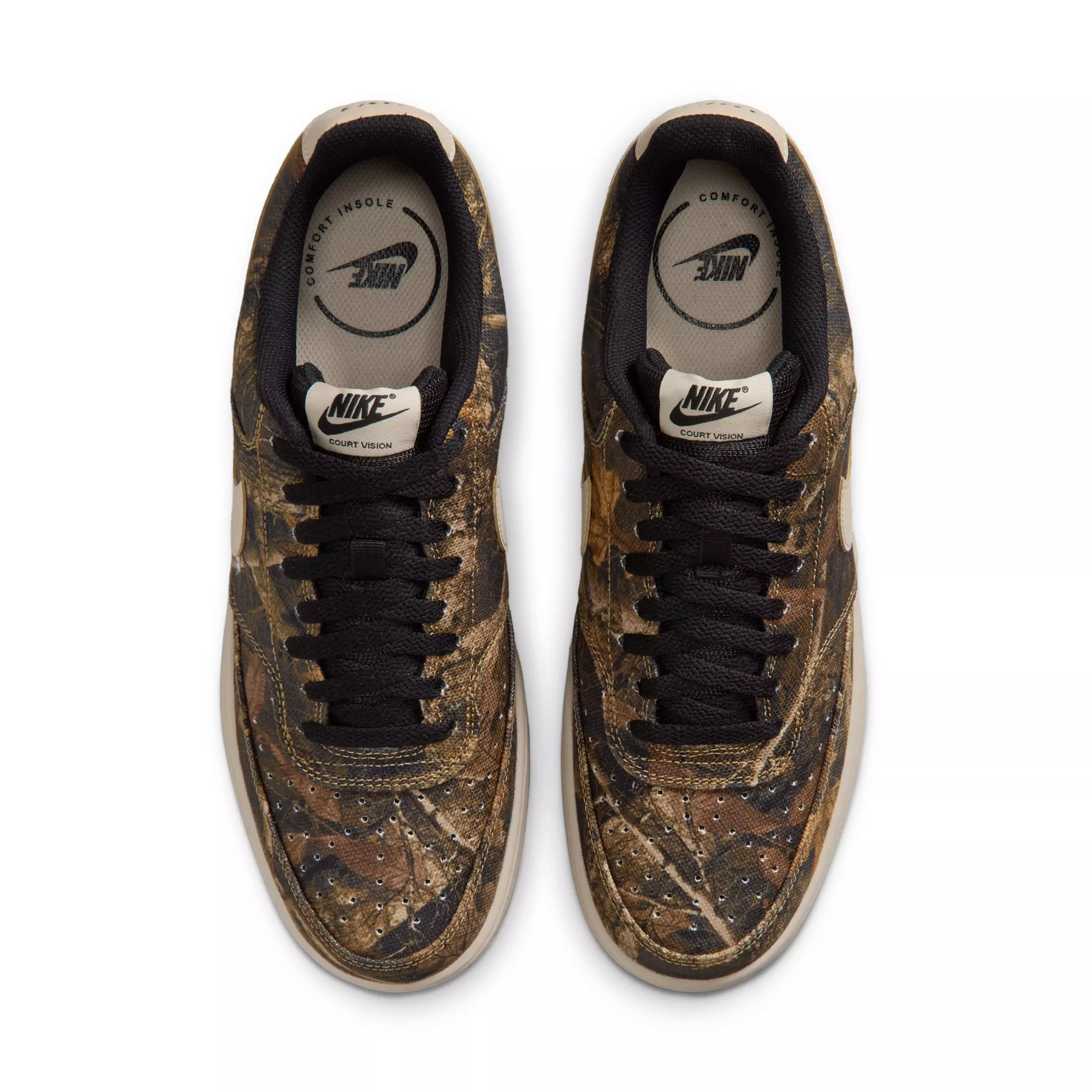 Nike Court Vision SE "Multi-Color/Rattan/Black/Rattan" Men's Shoe - MULTI COLOR/RATTAN/BLACK/RATTAN