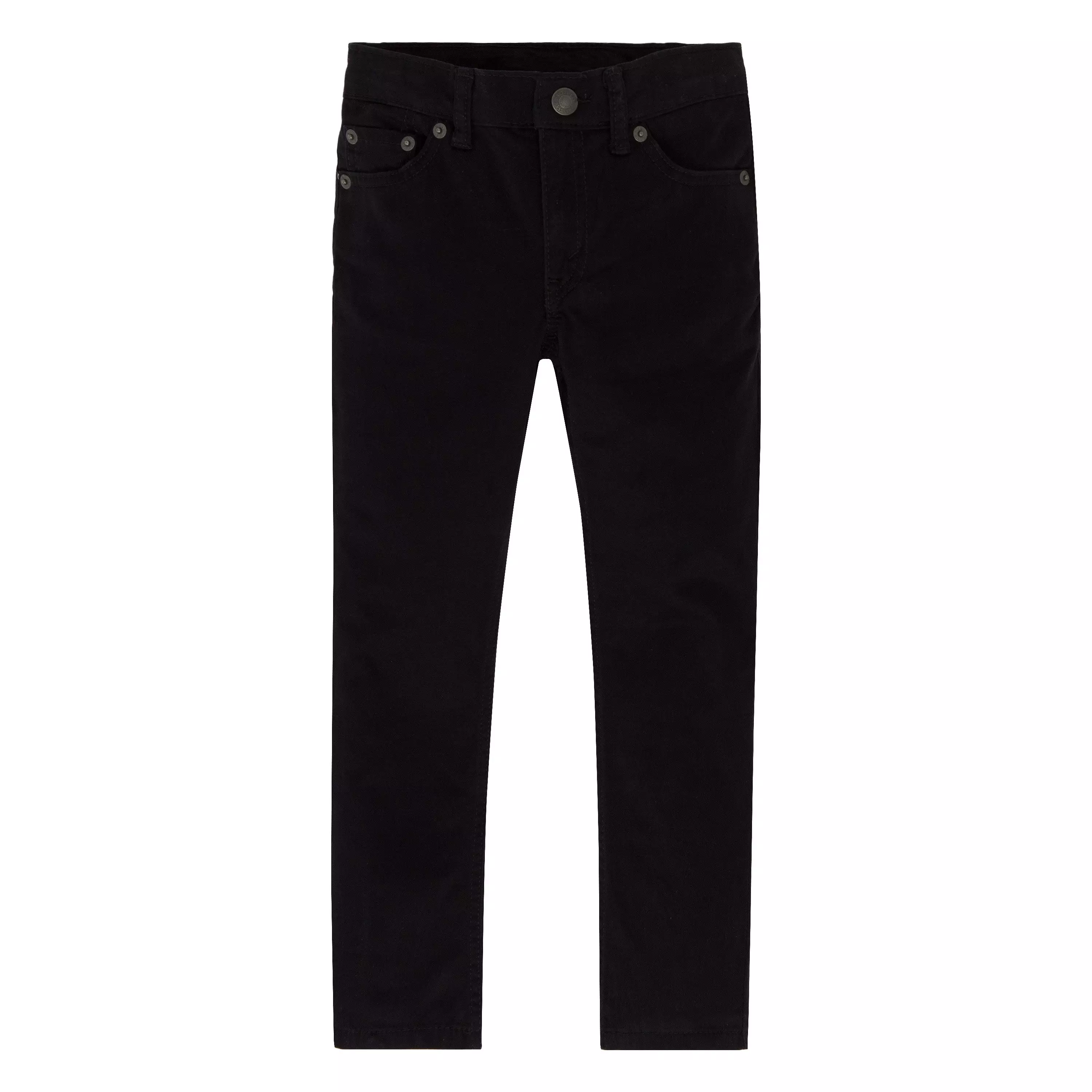 Levi's 511 Slim Fit Soft Brushed Little Boys' Black Sueded Pants - BLACK