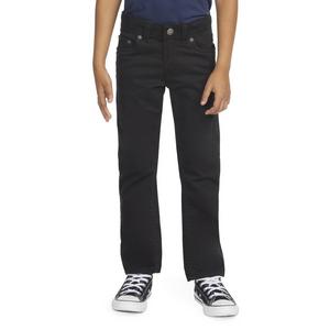 Levi's 511 Slim Fit Soft Brushed Little Boys' Black Sueded Pants