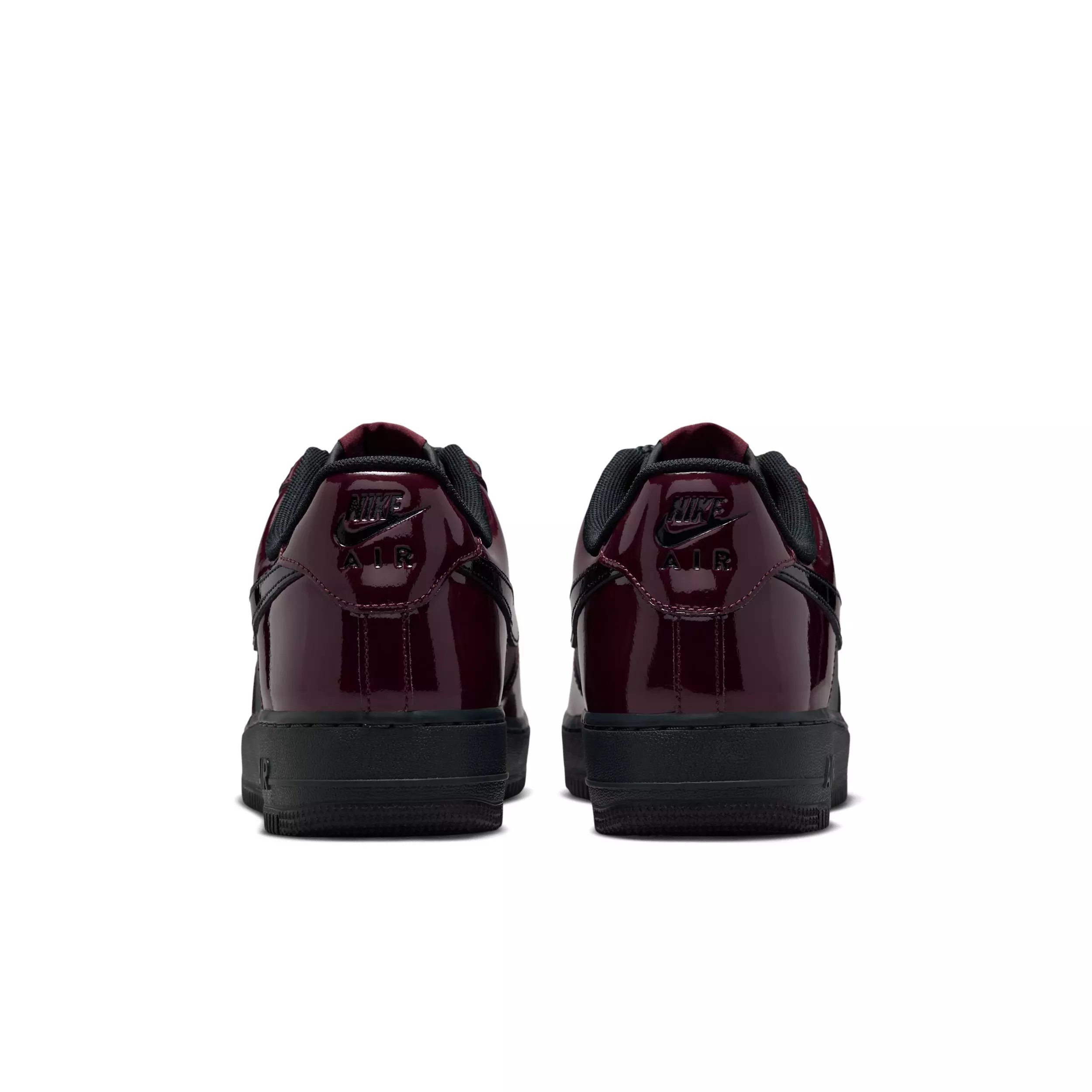 Nike Air Force 1 '07 LV8 "Black Spruce/Burgundy Crush/Black" Men's Shoe - BLACK/BURGUNDY/BLACK