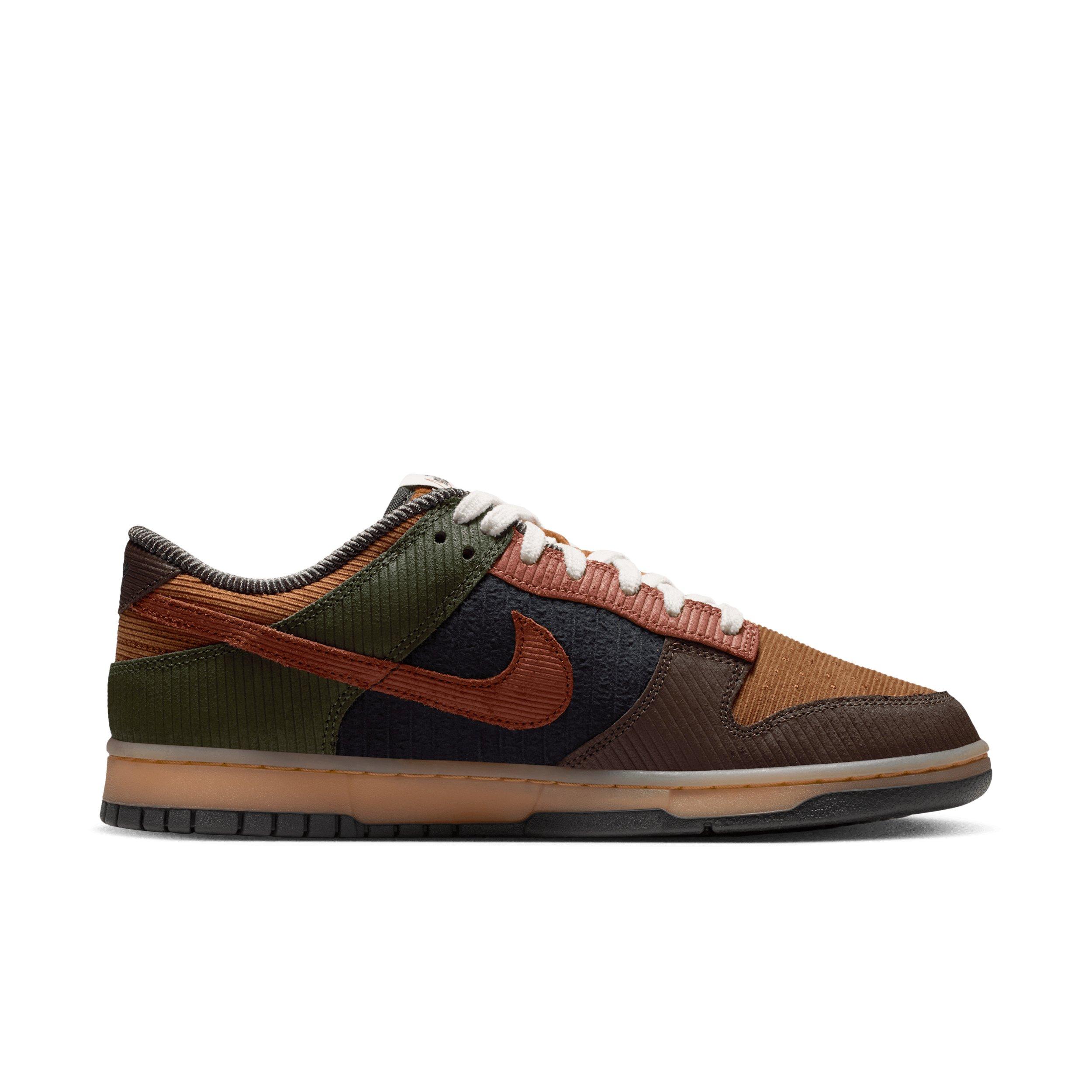 Nike Dunk Low Retro Premium "Light British Tan/Cargo Khaki/Baroque Brown/Cinnamon" Men's Shoe - LT TAN/KHAKI/BROWN/CINNAMON Thumbnail View 1