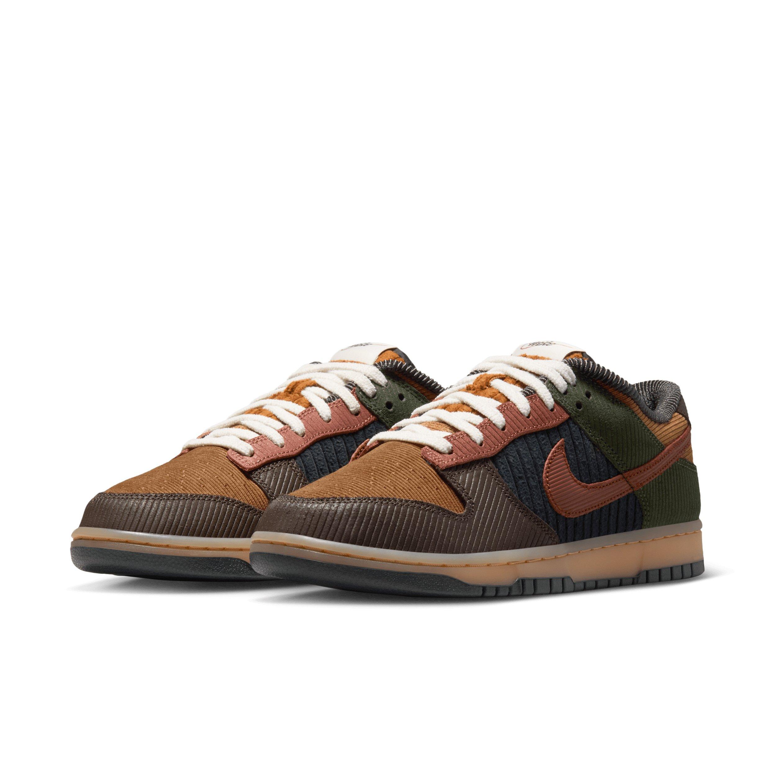 Nike Dunk Low Retro Premium "Light British Tan/Cargo Khaki/Baroque Brown/Cinnamon" Men's Shoe - LT TAN/KHAKI/BROWN/CINNAMON Thumbnail View 3