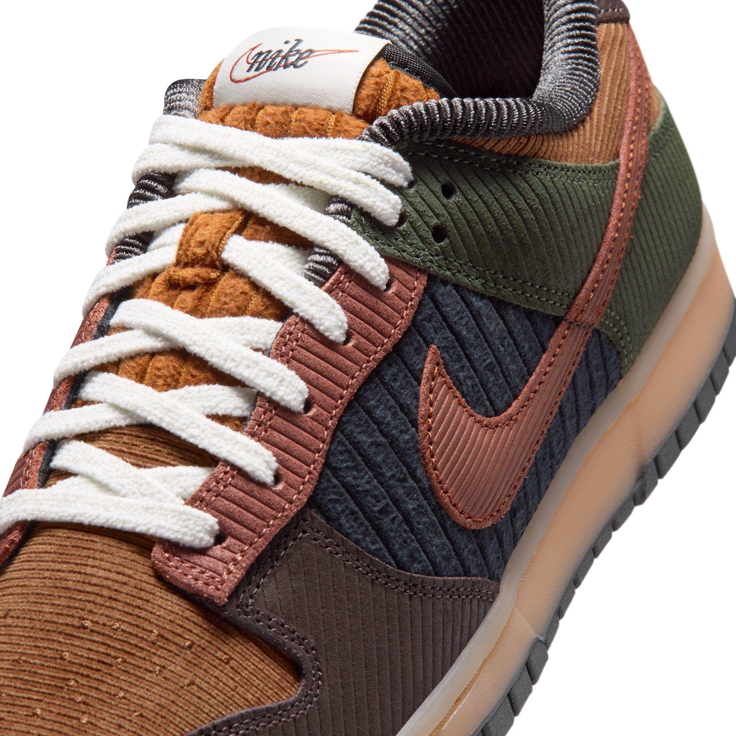Nike Dunk Low Retro Premium "Light British Tan/Cargo Khaki/Baroque Brown/Cinnamon" Men's Shoe - LT TAN/KHAKI/BROWN/CINNAMON Thumbnail View 7