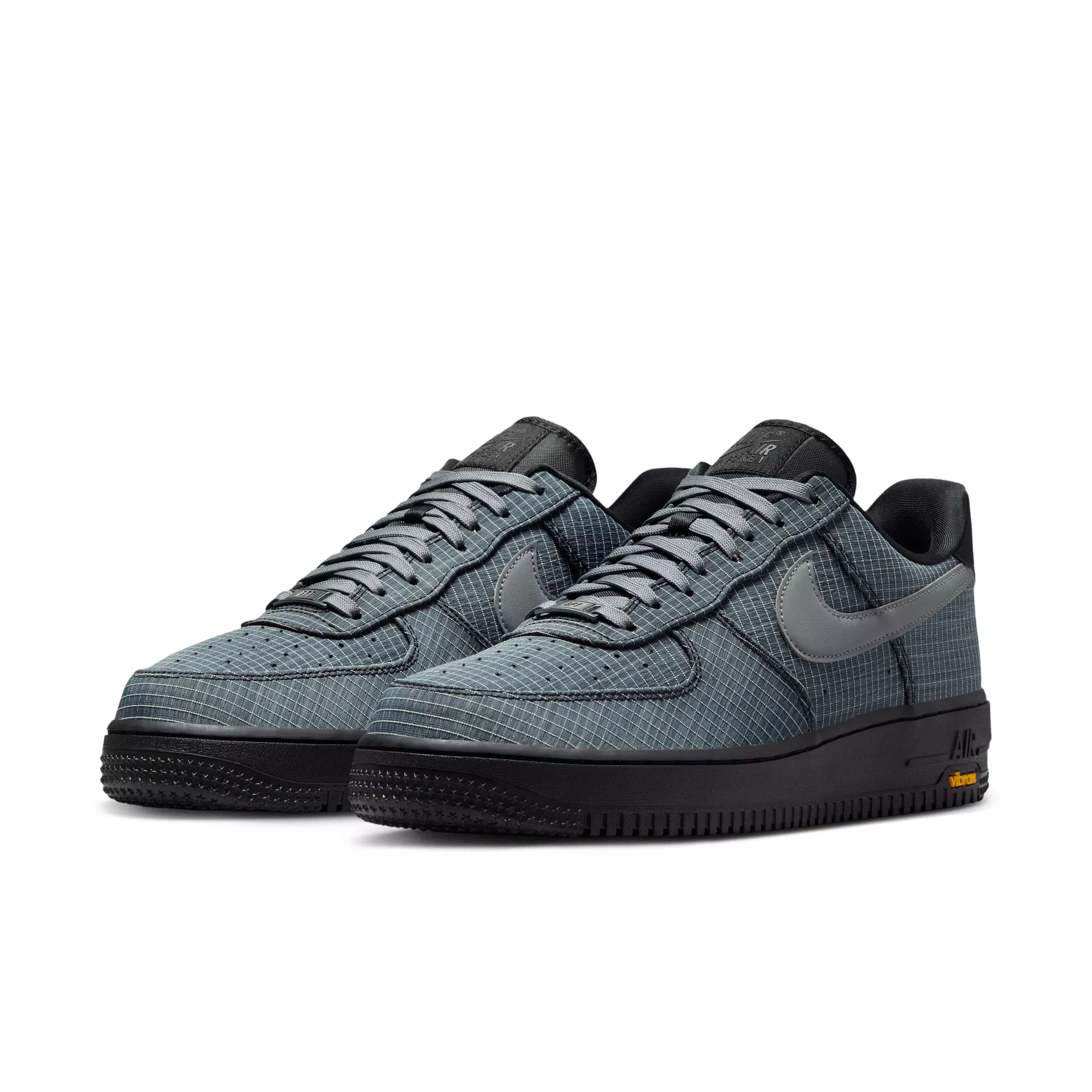 Nike Air Force 1 '07 LX Vibram "Black/Light Lemon Twist/Speed Yellow/Smoke Grey" Men's Shoe - BLACK/LEMON/YELLOW/GREY