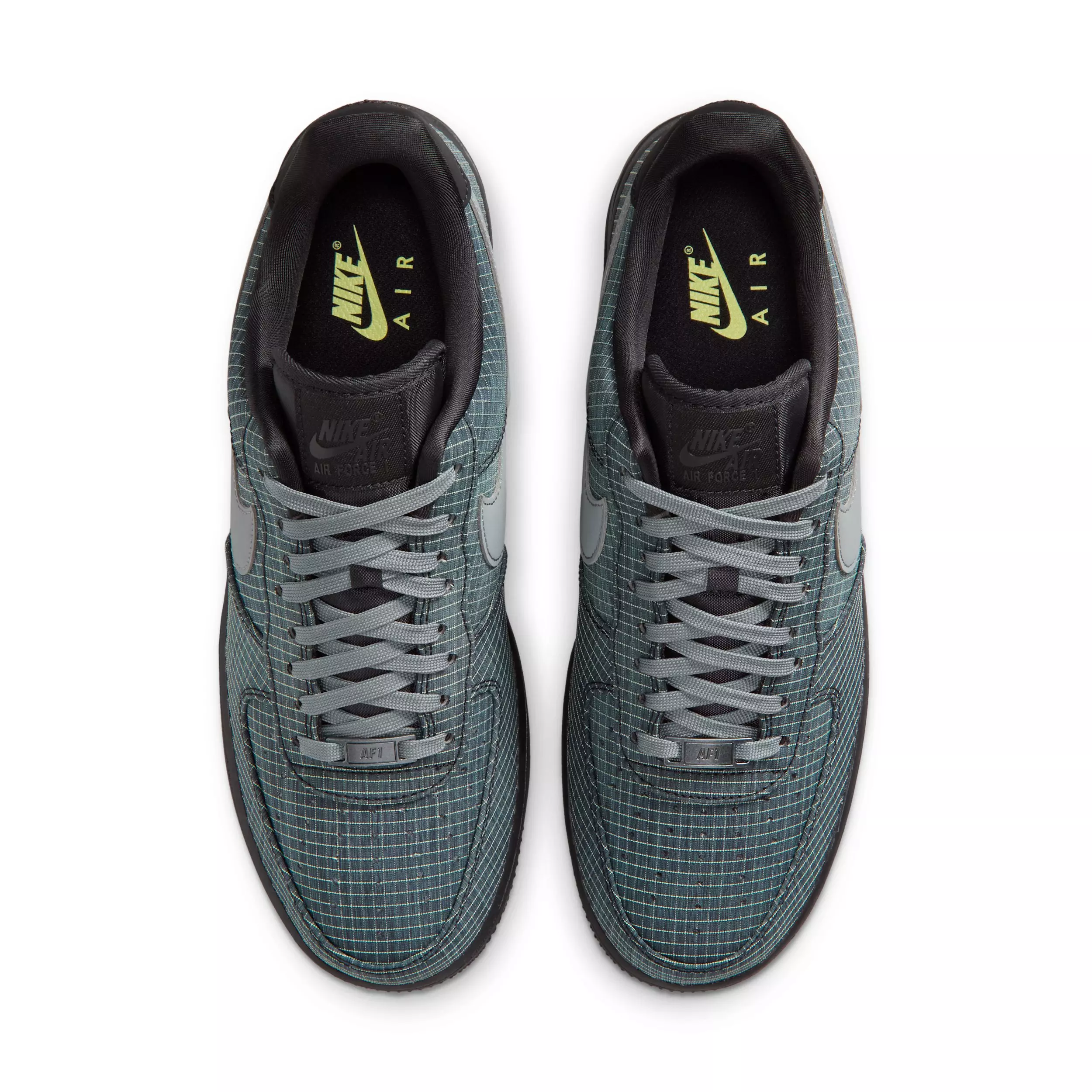 Nike Air Force 1 '07 LX Vibram "Black/Light Lemon Twist/Speed Yellow/Smoke Grey" Men's Shoe - BLACK/LEMON/YELLOW/GREY