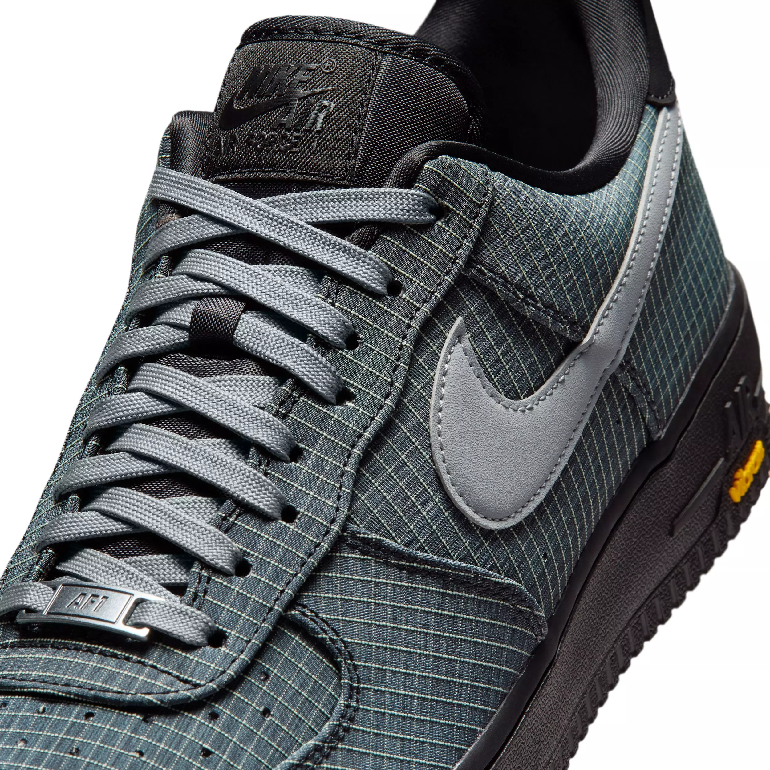Nike Air Force 1 '07 LX Vibram "Black/Light Lemon Twist/Speed Yellow/Smoke Grey" Men's Shoe - BLACK/LEMON/YELLOW/GREY