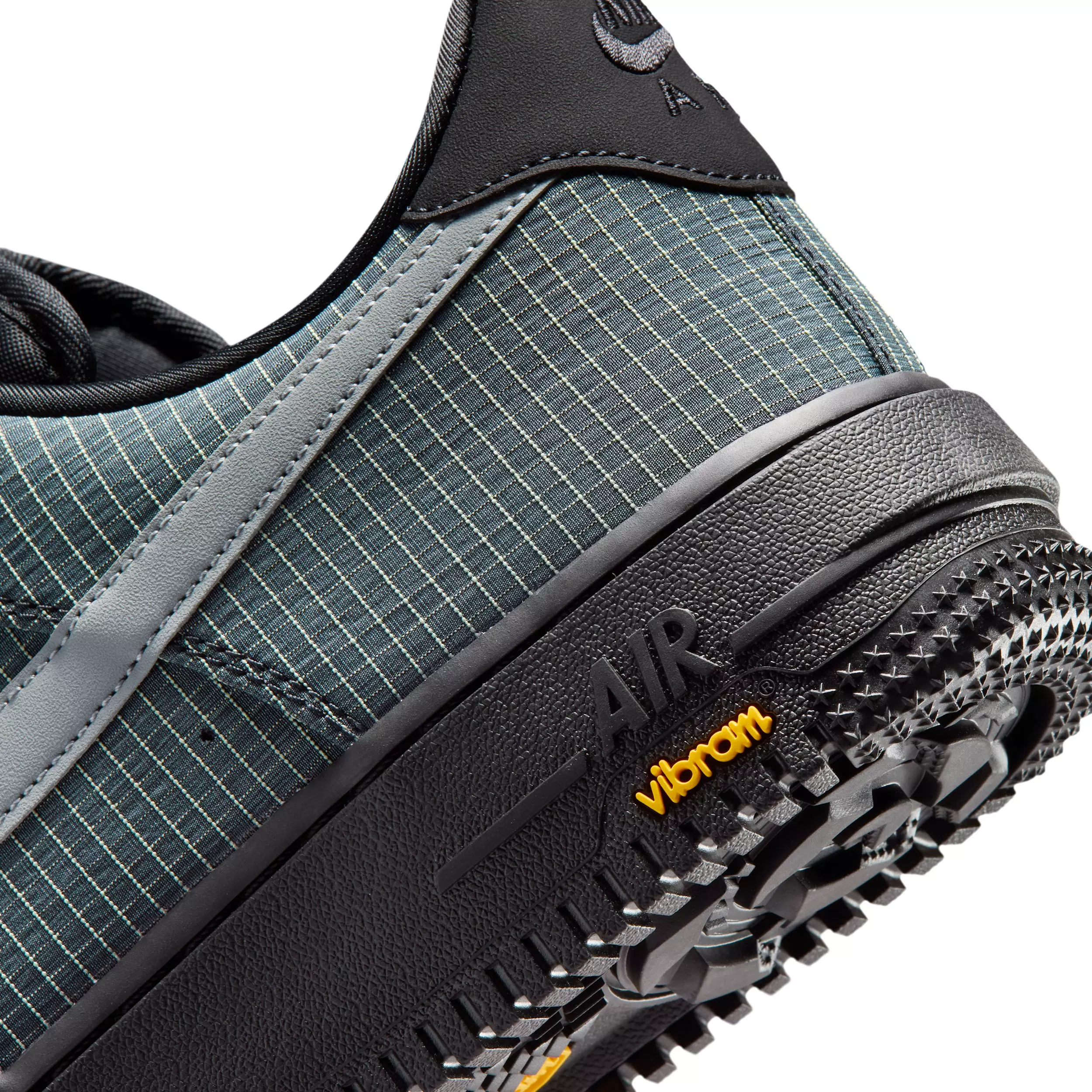 Nike Air Force 1 '07 LX Vibram "Black/Light Lemon Twist/Speed Yellow/Smoke Grey" Men's Shoe - BLACK/LEMON/YELLOW/GREY