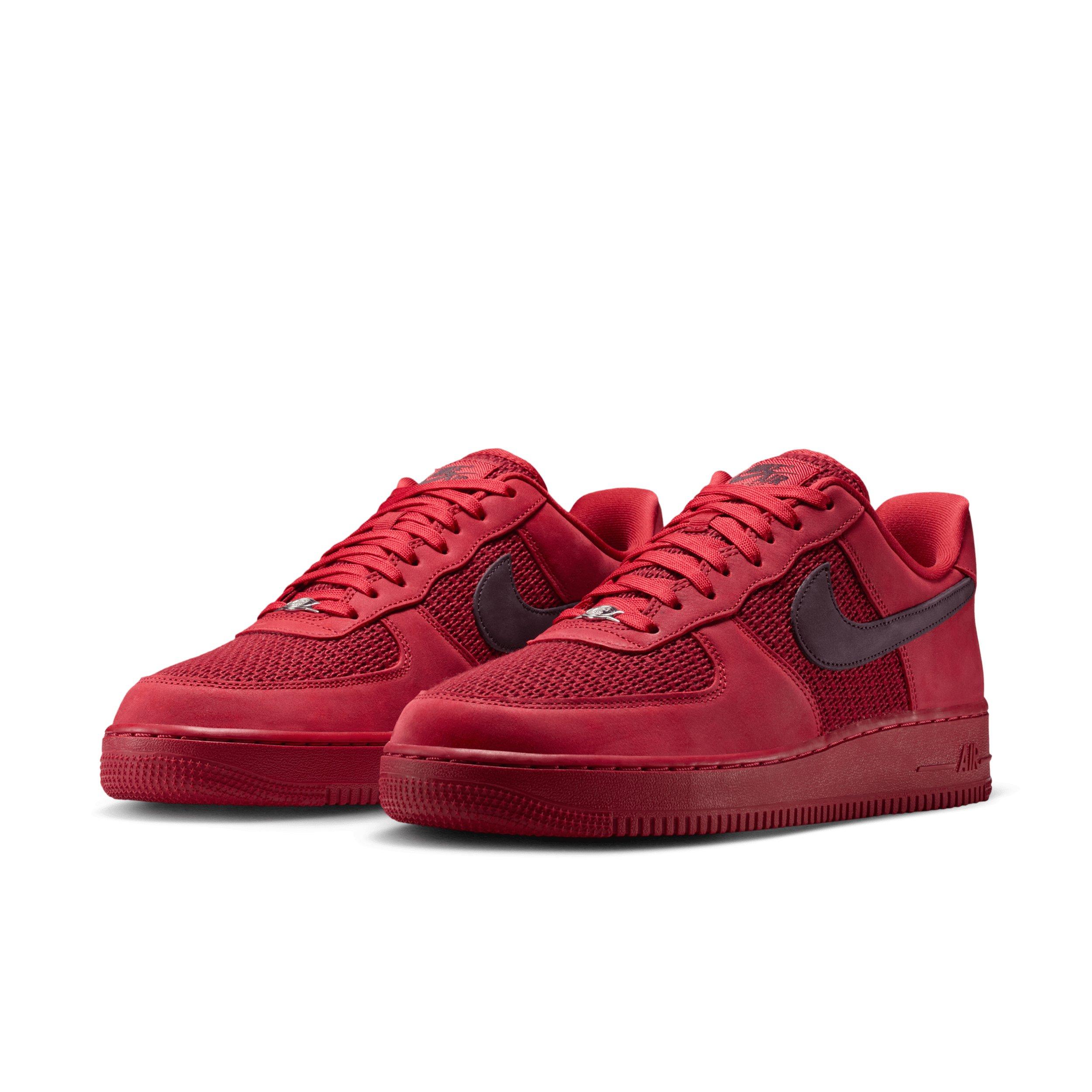 Nike Air Force 1 '07 LV8 "Tough Red/Team Red/Metallic Silver/Tough Red" Men's Shoe - RED/RED/SILVER/RED Thumbnail View 3