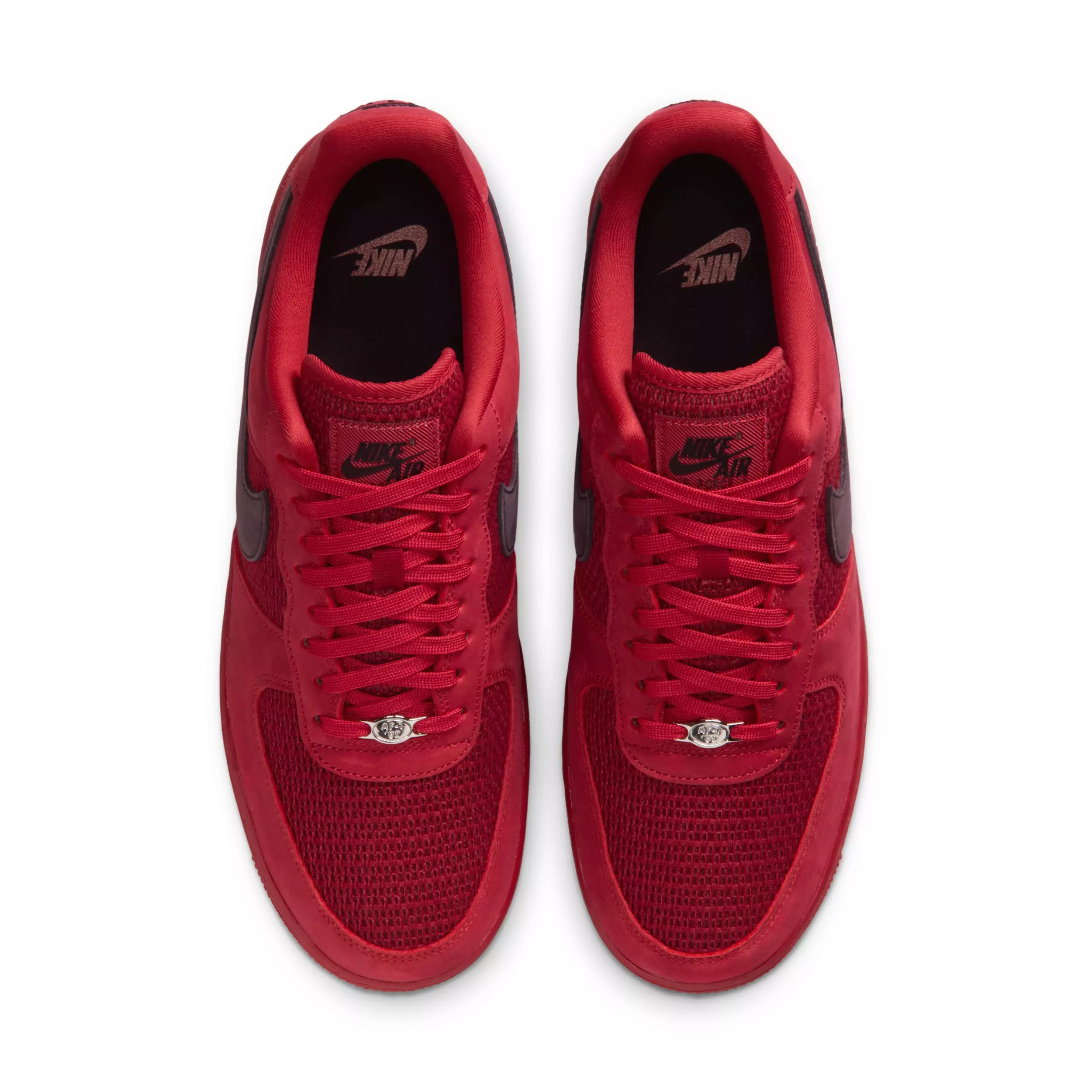 Nike Air Force 1 '07 LV8 "Tough Red/Team Red/Metallic Silver/Tough Red" Men's Shoe - RED/RED/SILVER/RED