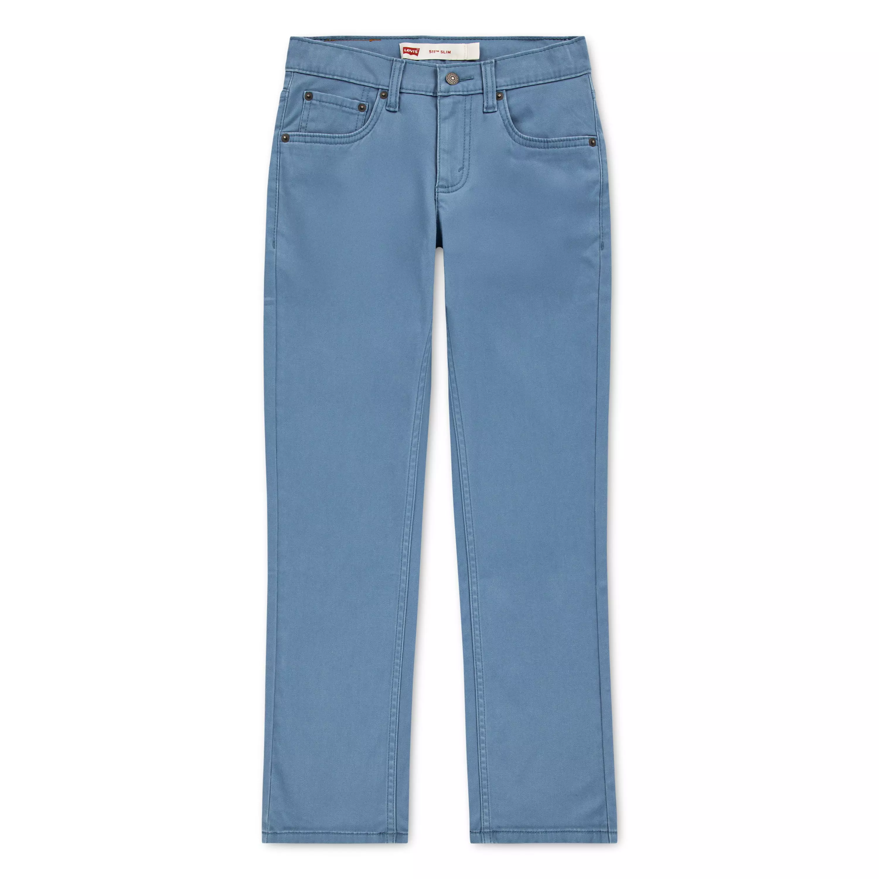 Levi's Big Boys' 511 Slim Fit Soft Brushed Sueded Pants - Blue - BLUE