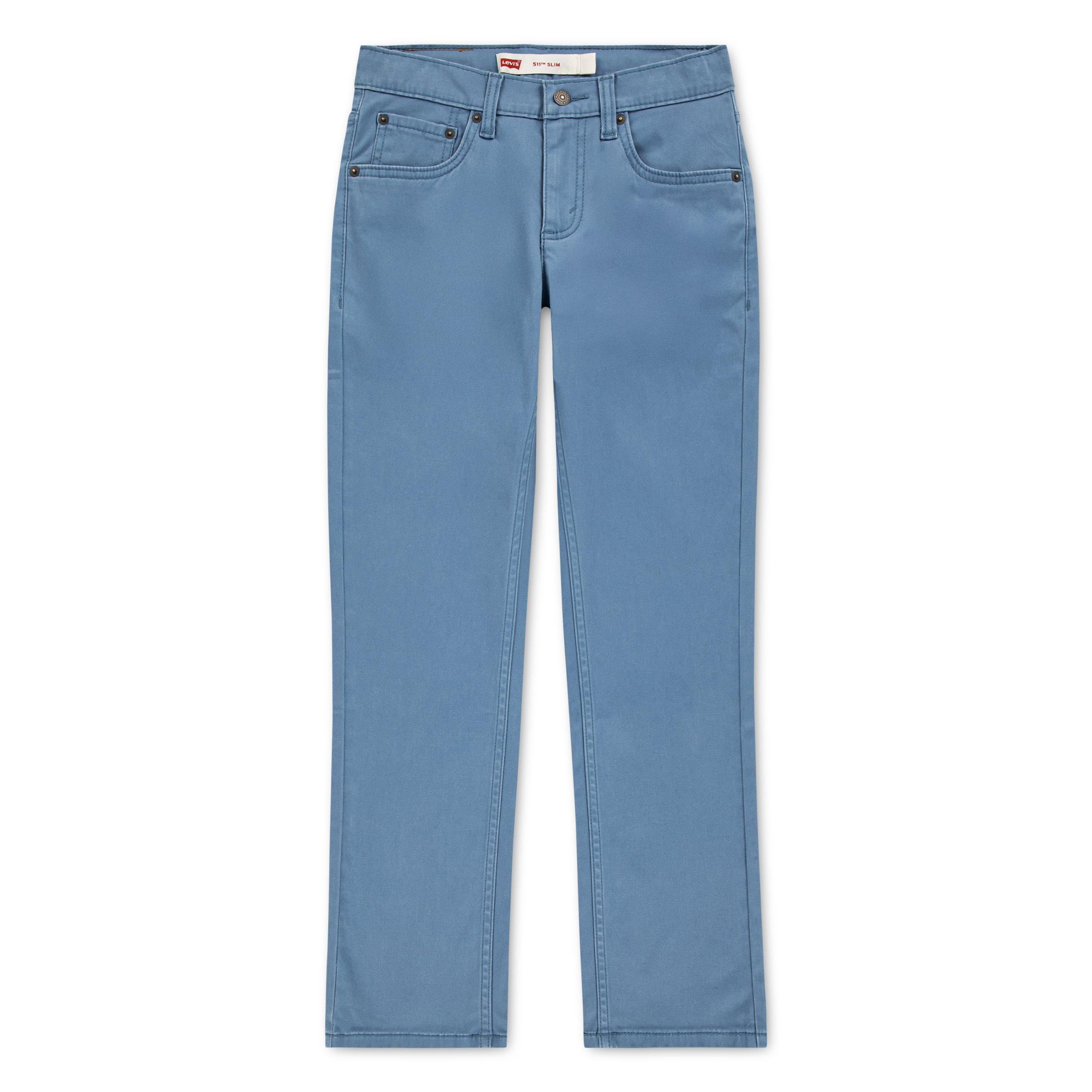 Levi's 511 Slim Fit Soft Brushed Big Boys' Blue Sueded Pants