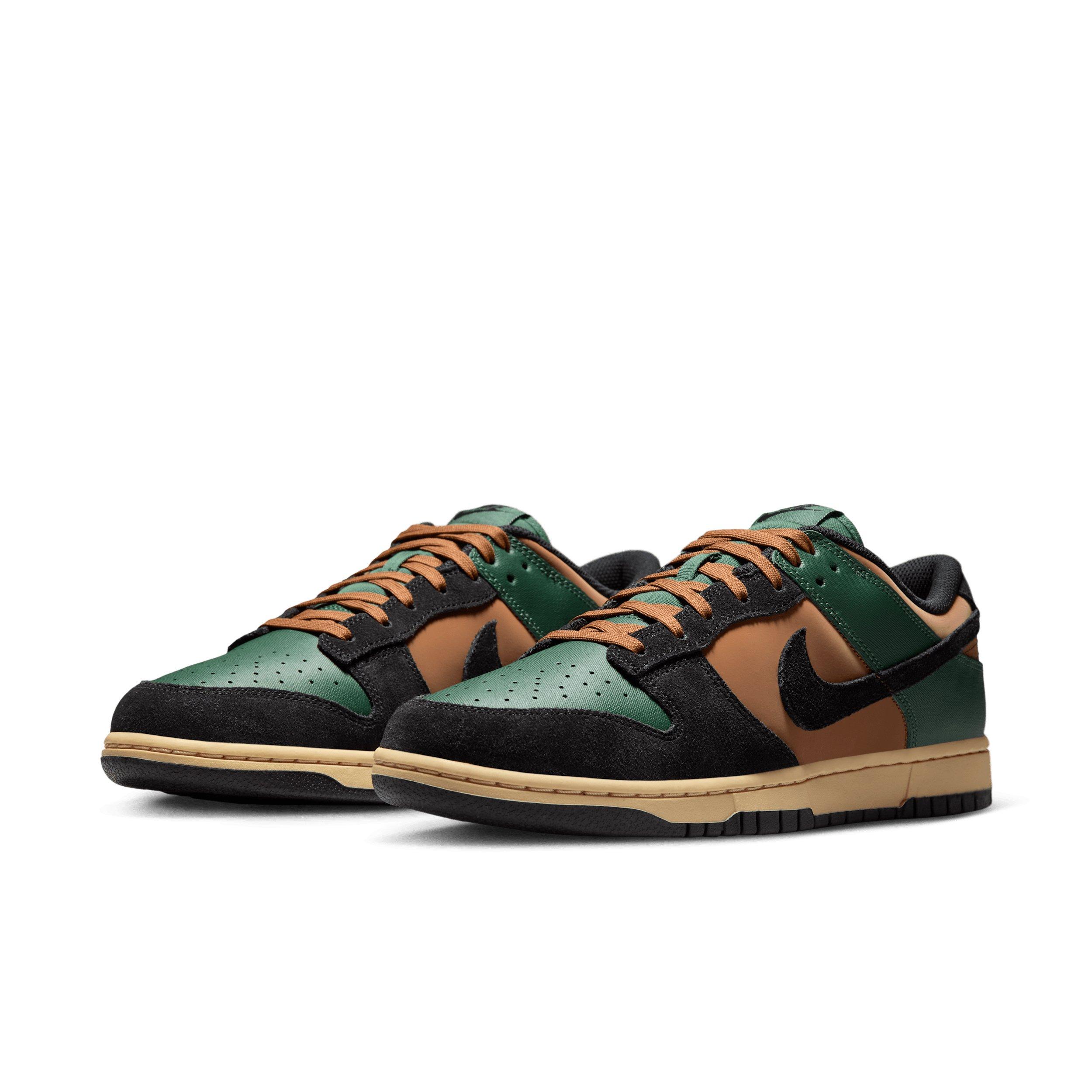 Nike Dunk Low Retro "Fir/Light British Tan/Sesame/Black" Men's Shoe - FIR/LT TAN/SESAME/BLACK Thumbnail View 3