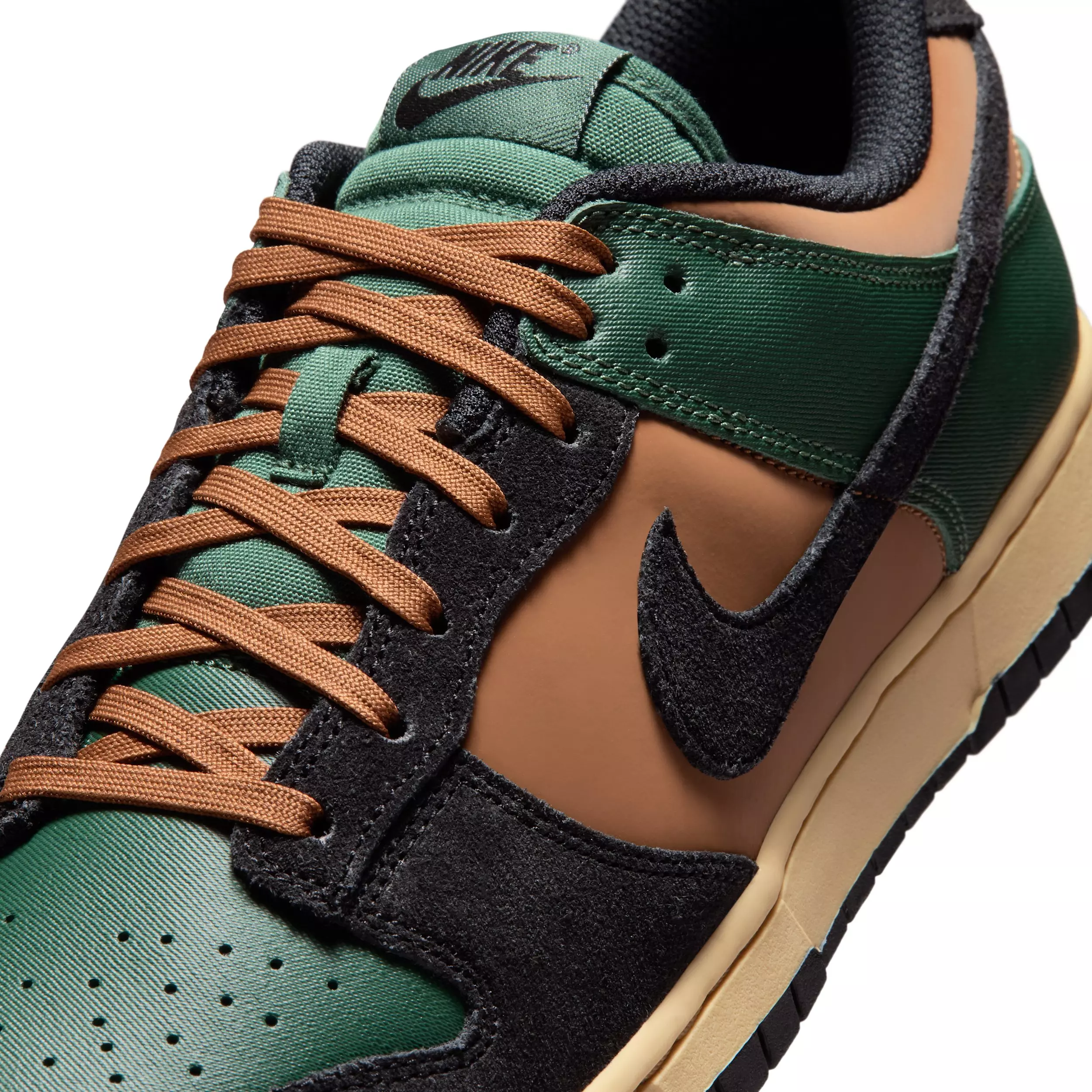 Nike Dunk Low Retro "Fir/Light British Tan/Sesame/Black" Men's Shoe - FIR/LT TAN/SESAME/BLACK