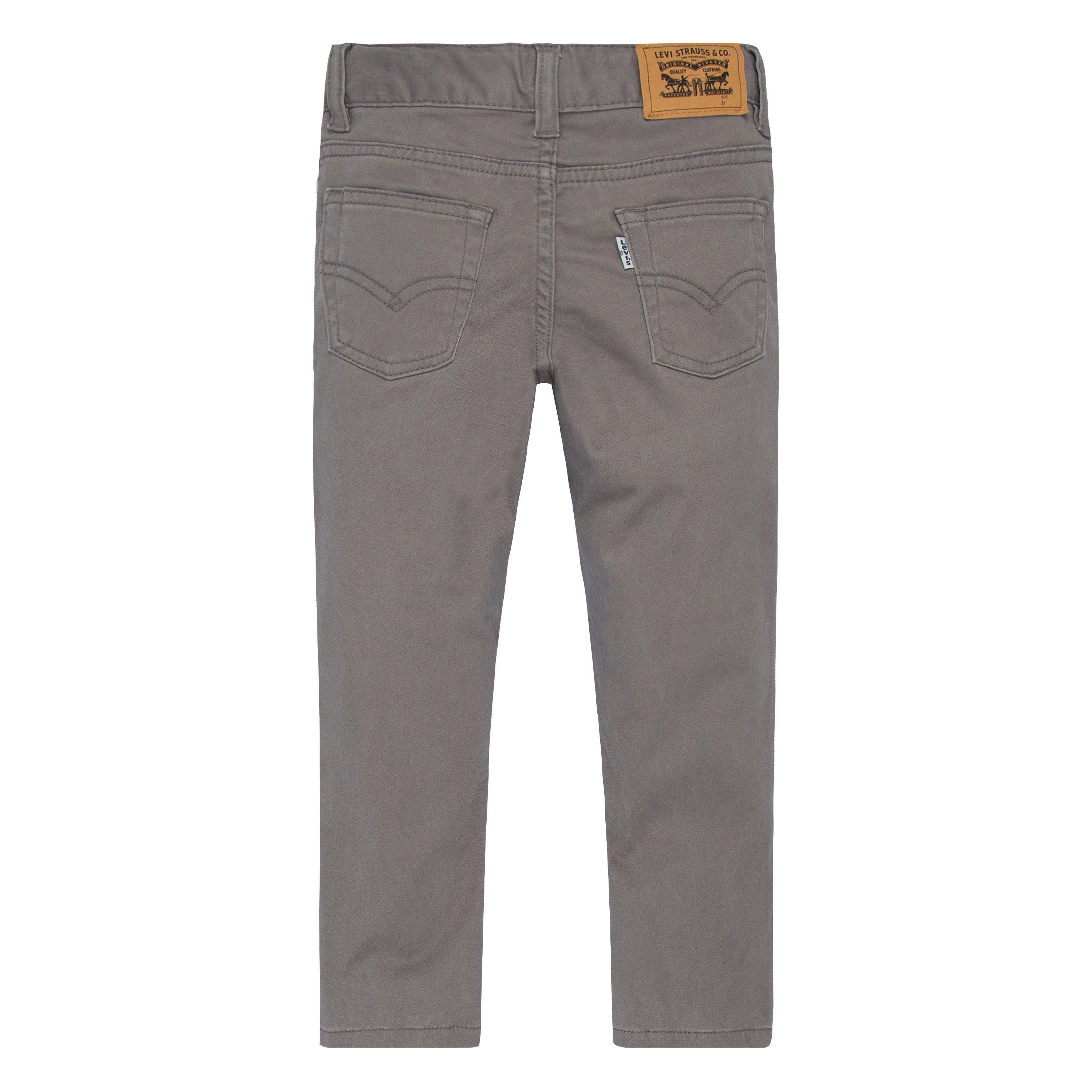 Levi's 511 Slim Fit Soft Brushed Toddler Boys' Grey Sueded Pants - GREY