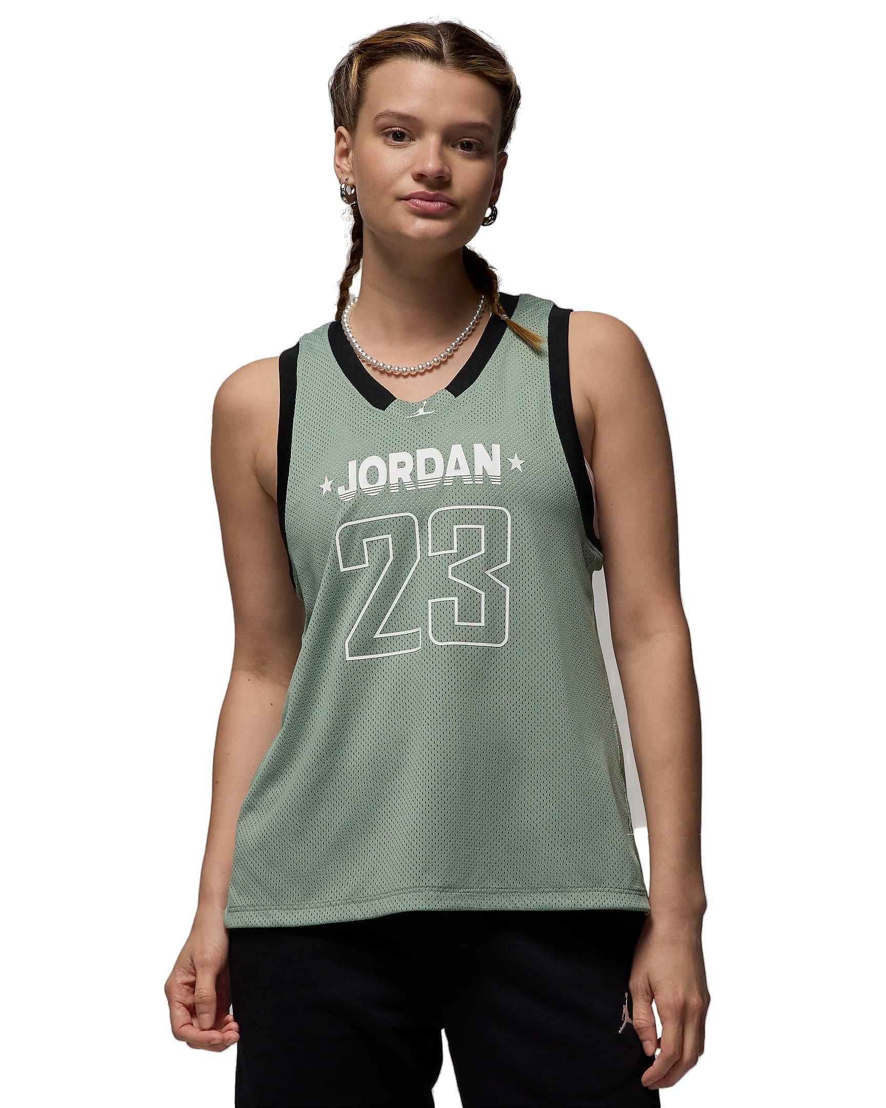 Jordan Women's 23 Jersey Tank - GREEN Thumbnail View 1