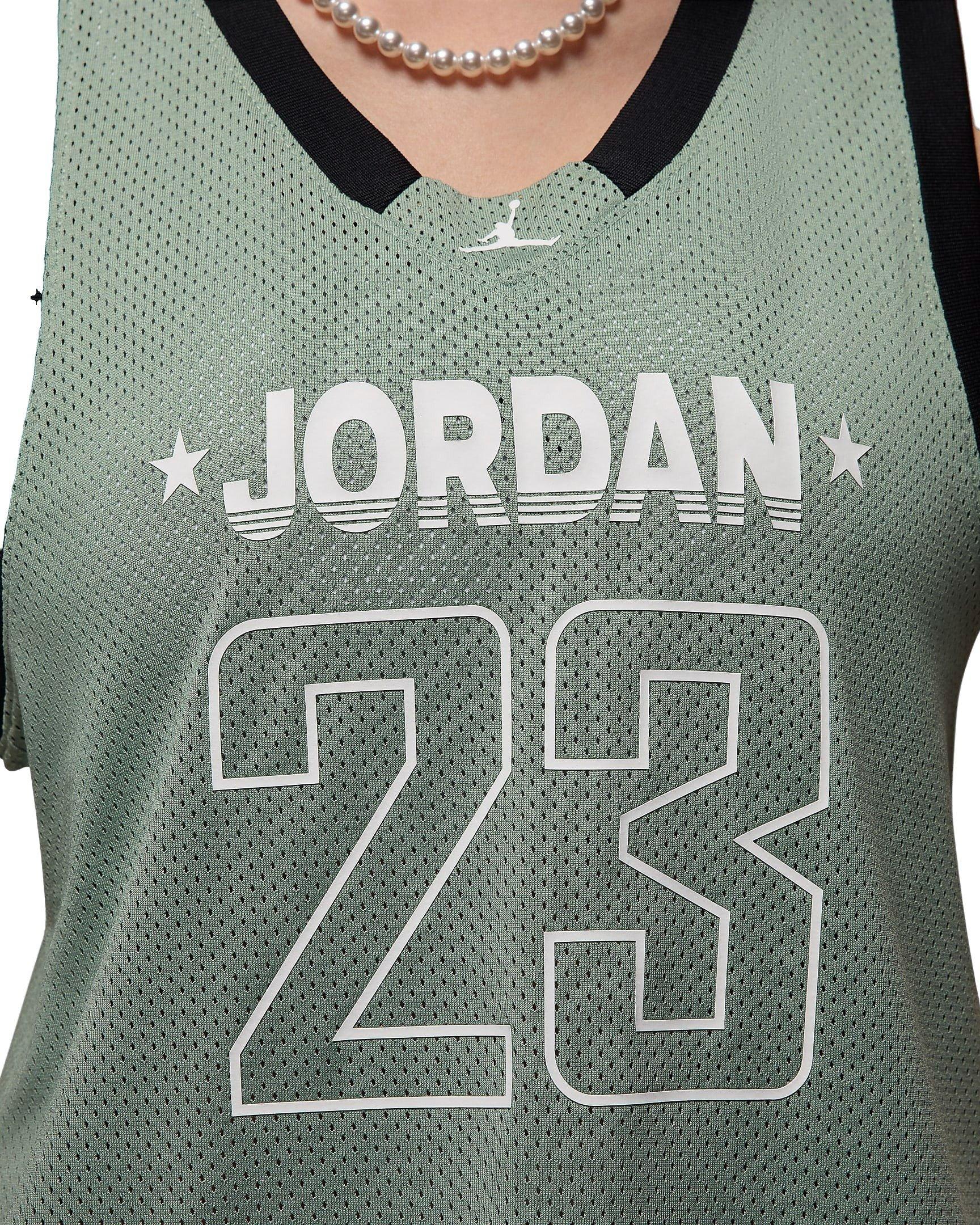 Jordan Women's 23 Jersey Tank - GREEN Thumbnail View 4