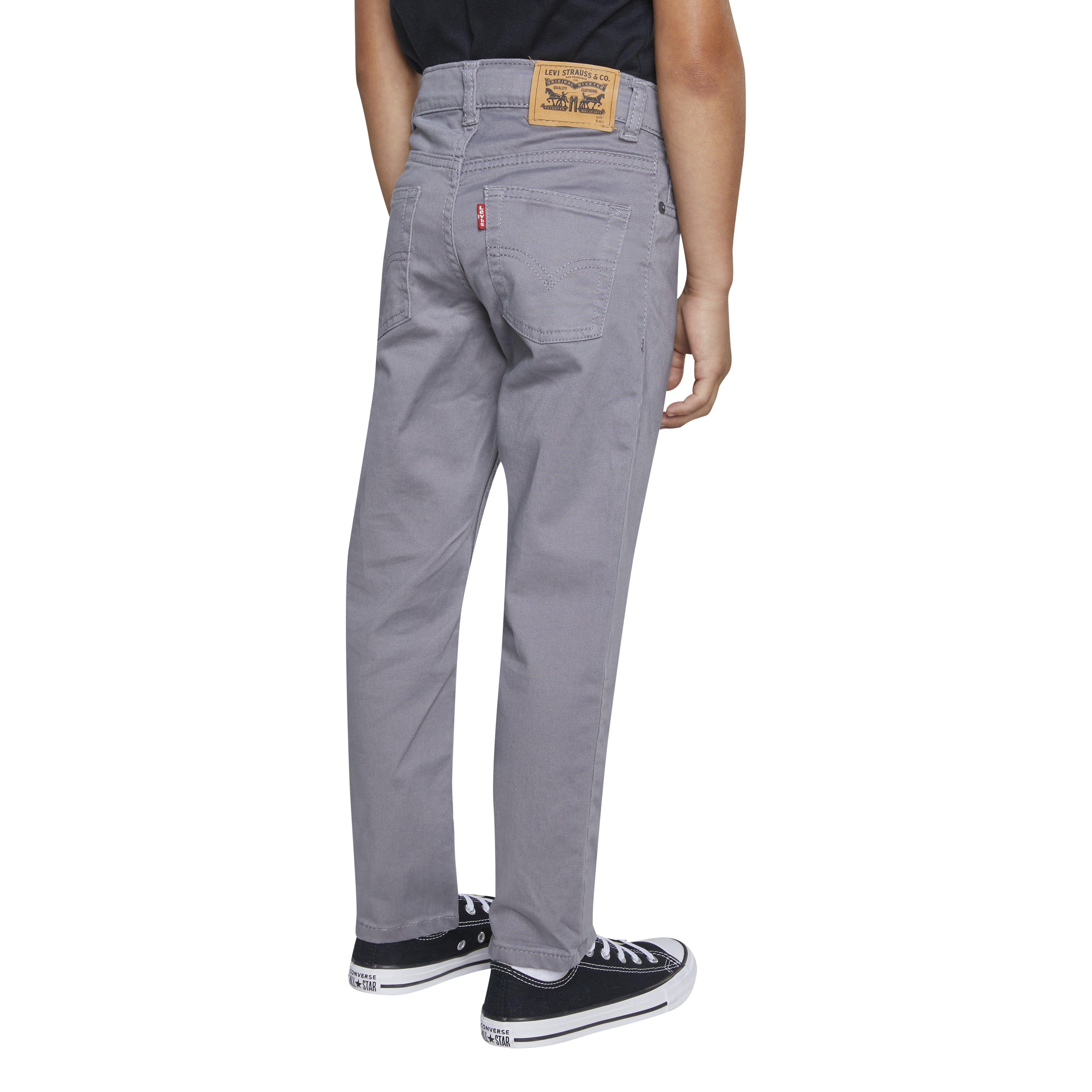 Levi's 511 Slim Fit Soft Brushed Little Boys' Grey Sueded Pants