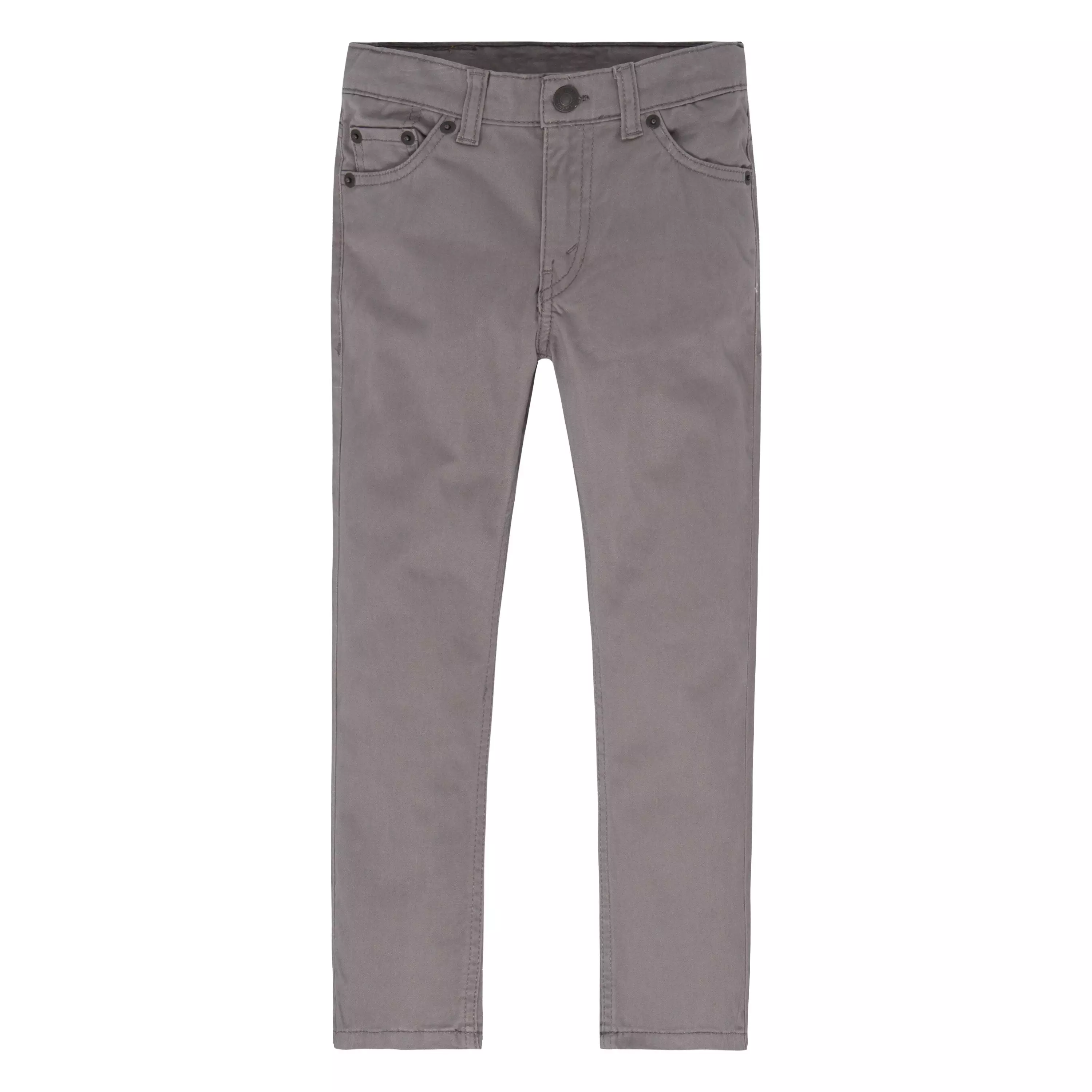 Levi's Little Boys' 511 Slim Fit Soft Brushed Grey Sueded Pants - GREY