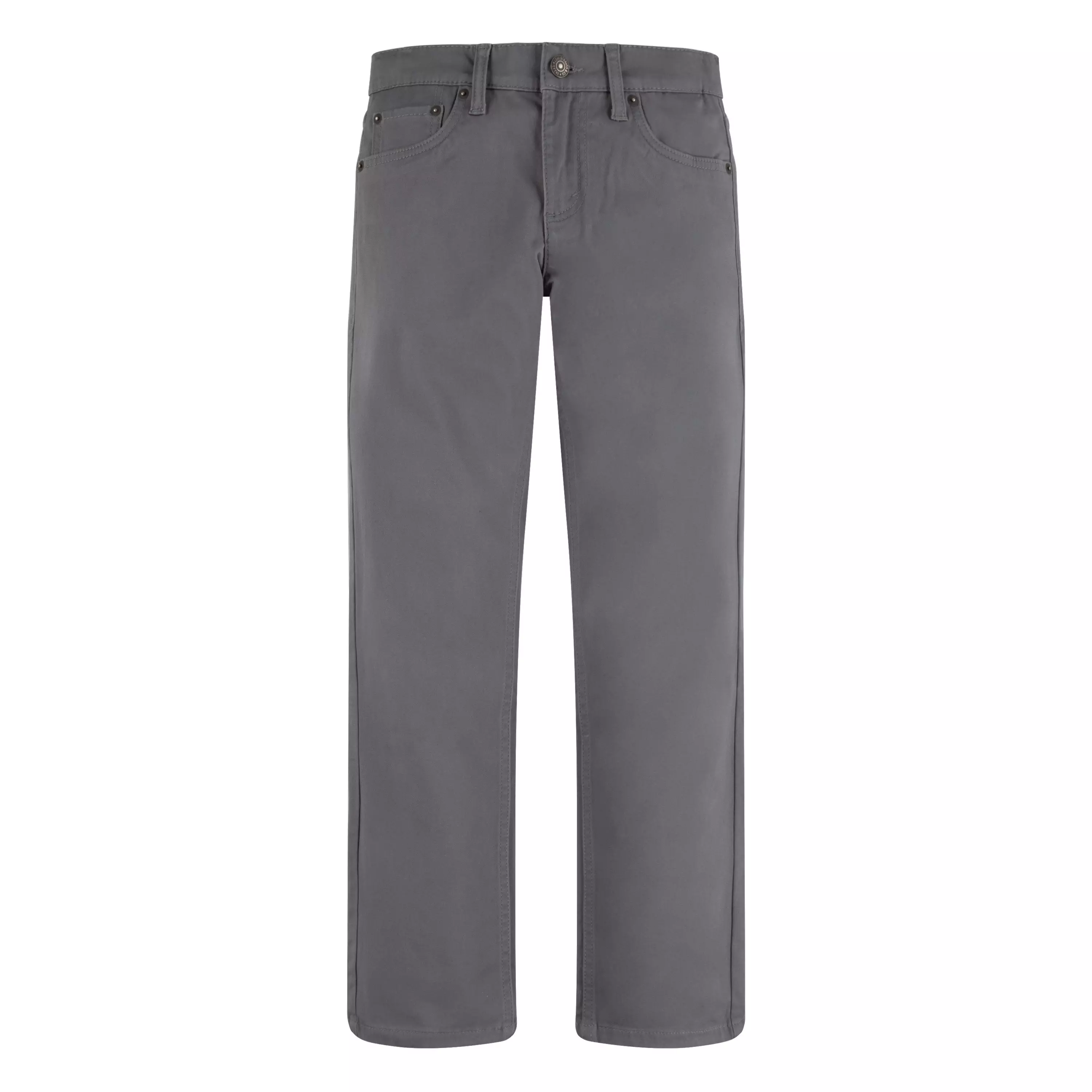 Levi's Big Boys' 511 Slim Fit Soft Brushed Grey Sueded Pants - GREY
