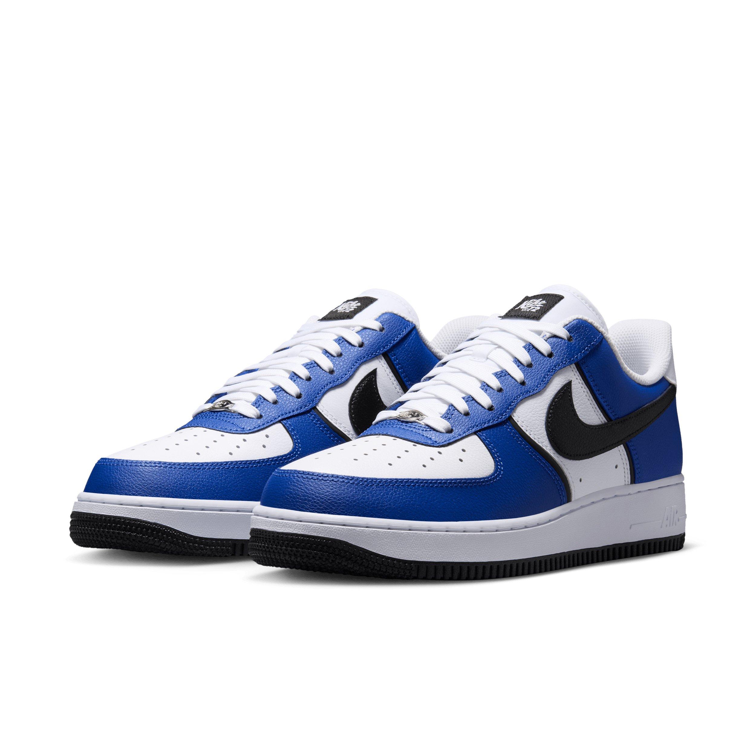 Nike Air Force 1 '07 LV8 Sport "Old Royal/White/Metallic Silver/Black" Men's Shoe - ROYAL/WHITE/SILVER/BLACK Thumbnail View 3