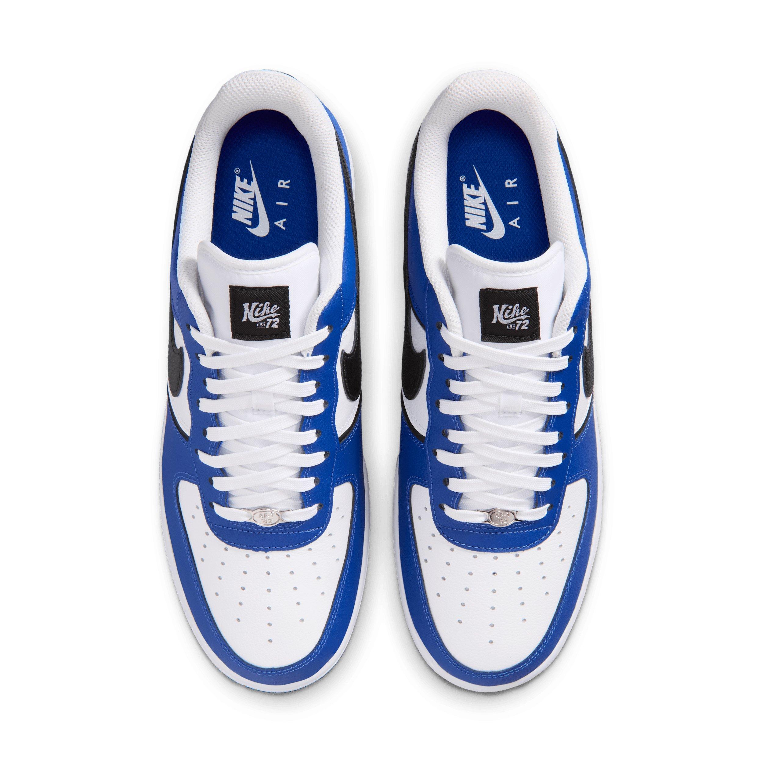 Nike Air Force 1 '07 LV8 Sport "Old Royal/White/Metallic Silver/Black" Men's Shoe - ROYAL/WHITE/SILVER/BLACK Thumbnail View 4