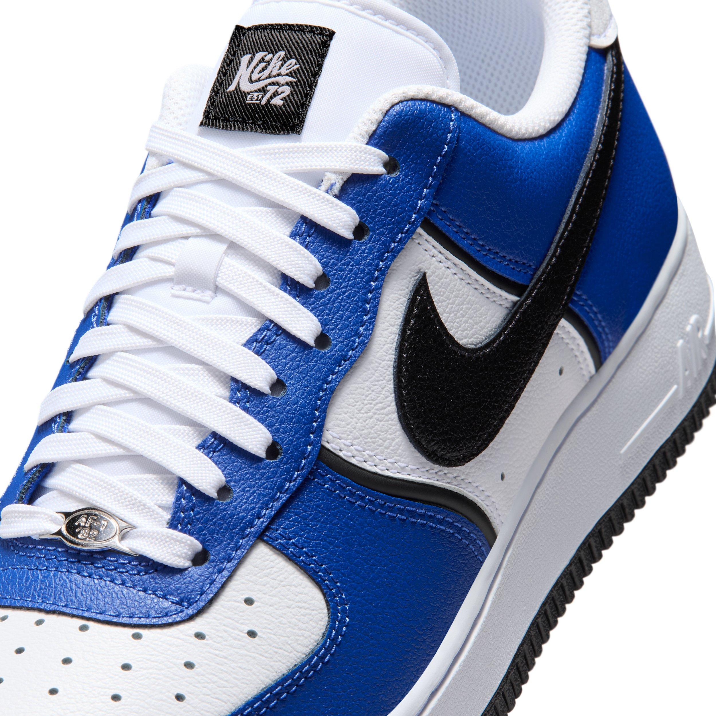 Nike Air Force 1 '07 LV8 Sport "Old Royal/White/Metallic Silver/Black" Men's Shoe - ROYAL/WHITE/SILVER/BLACK Thumbnail View 7