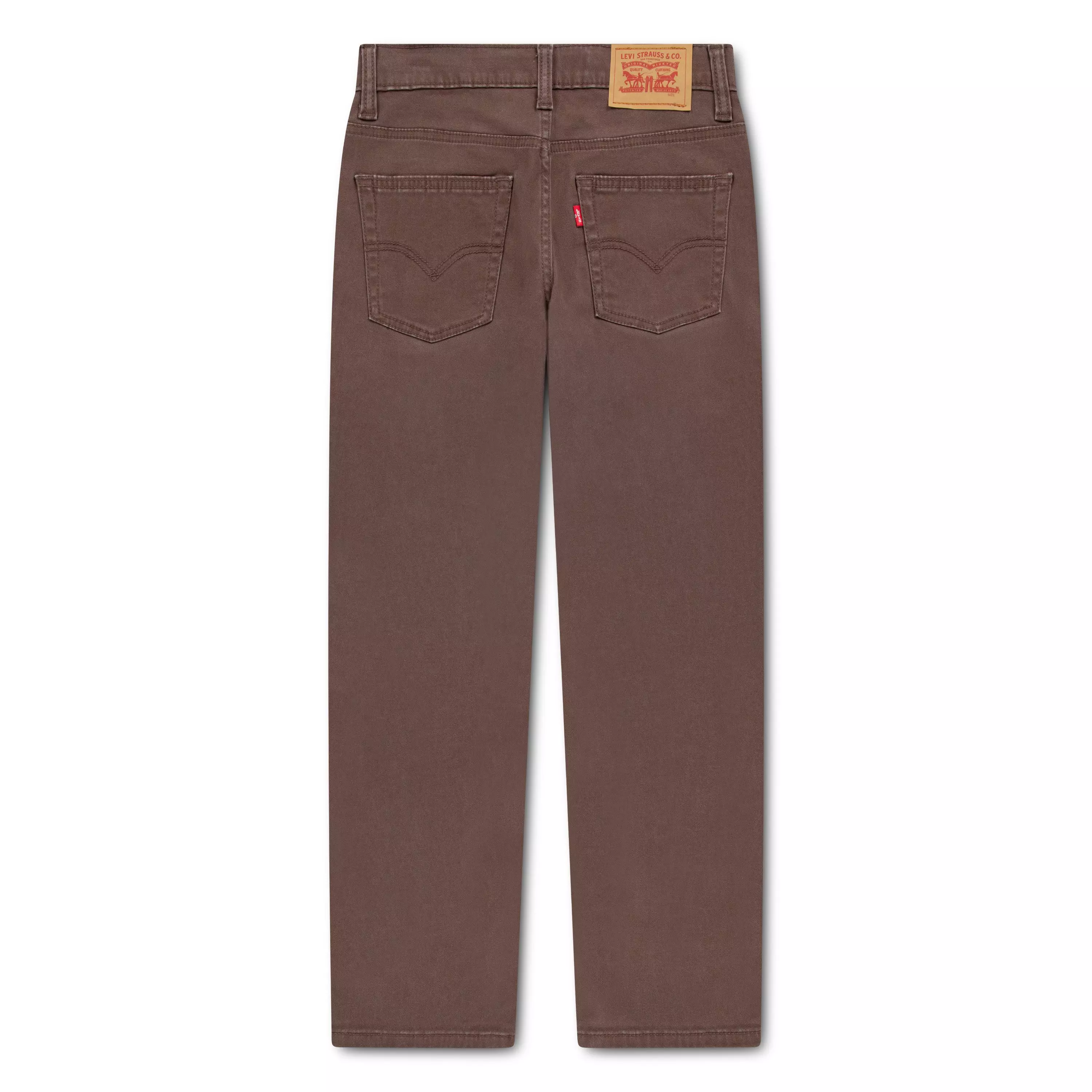 Levi's Toddler Boys' 511 Slim Fit Soft Brushed Brown Sueded Pants - BROWN