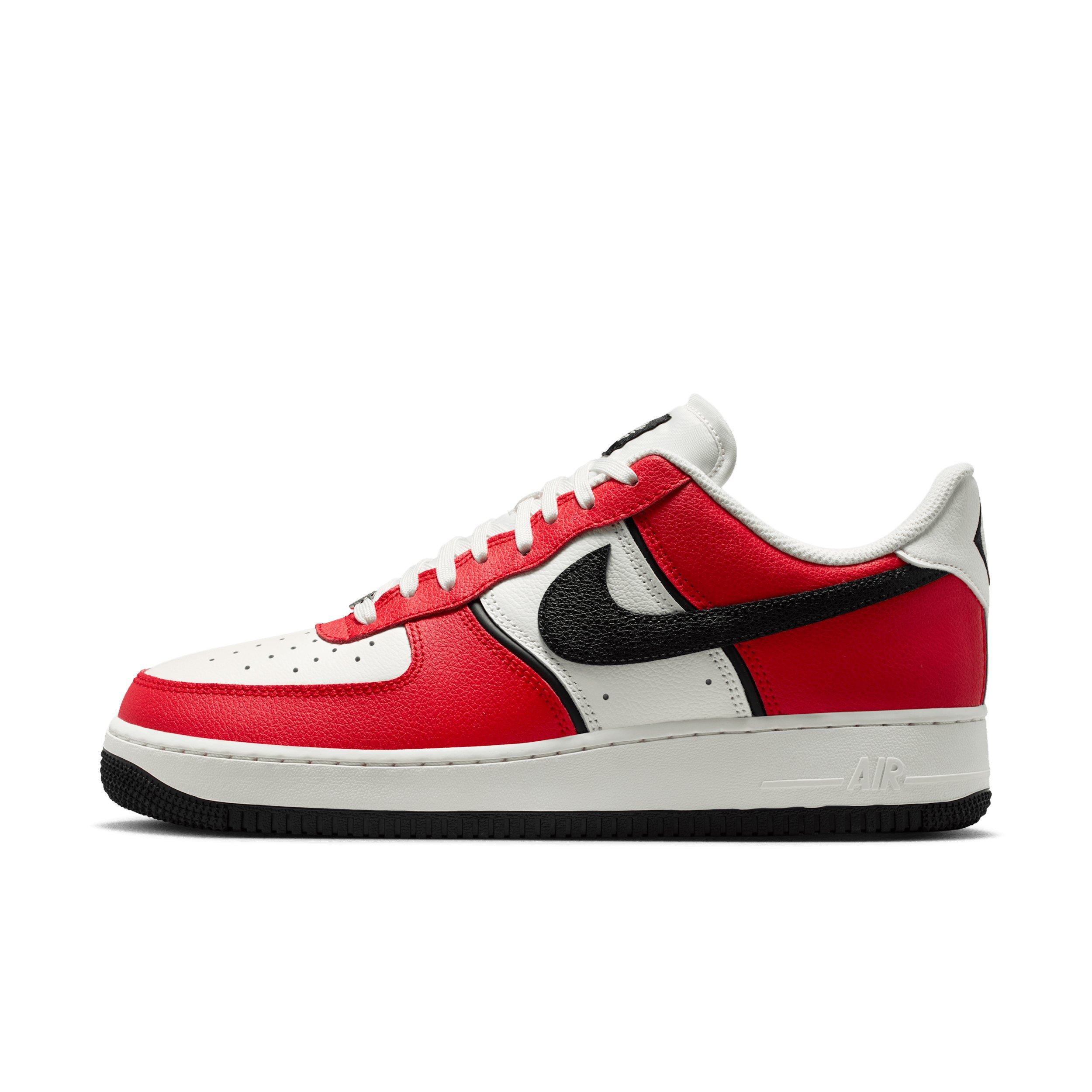 Nike Air Force 1 '07 LV8 Sport "University Red/Sail/Metallic Silver/Black" Men's Shoe - RED/SAIL/SILVER/BLACK Thumbnail View 2