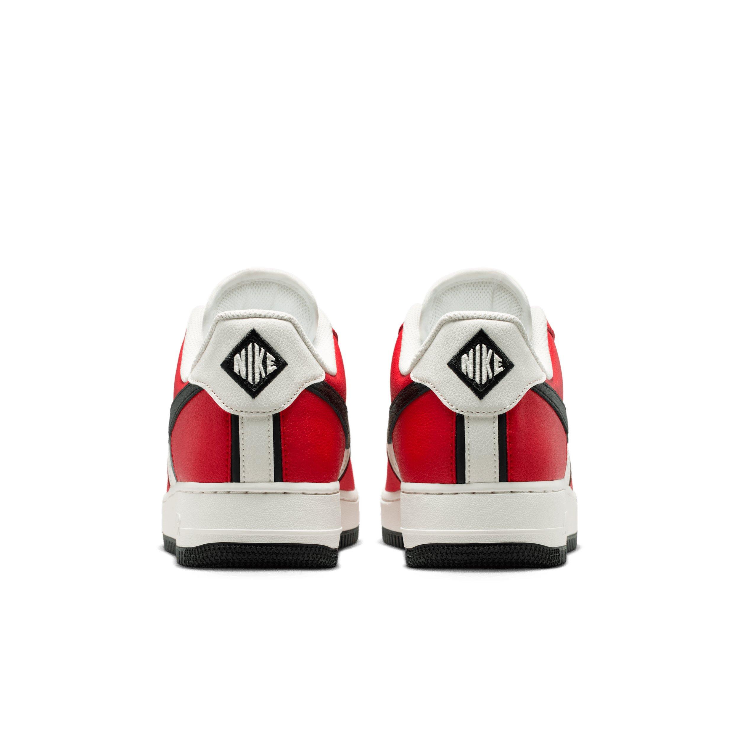 Nike Air Force 1 '07 LV8 Sport "University Red/Sail/Metallic Silver/Black" Men's Shoe - RED/SAIL/SILVER/BLACK Thumbnail View 5