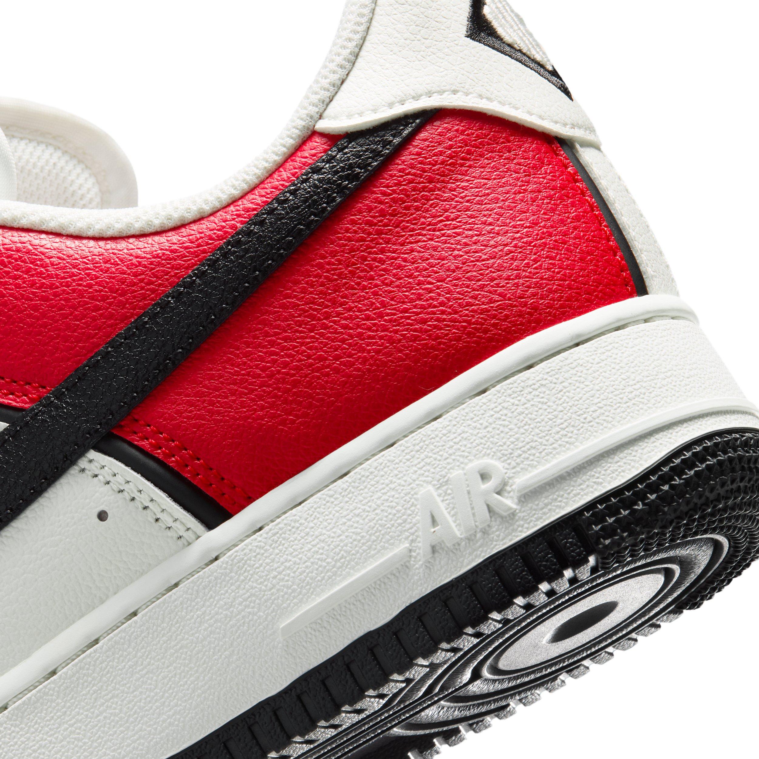 Nike Air Force 1 '07 LV8 Sport "University Red/Sail/Metallic Silver/Black" Men's Shoe - RED/SAIL/SILVER/BLACK Thumbnail View 8