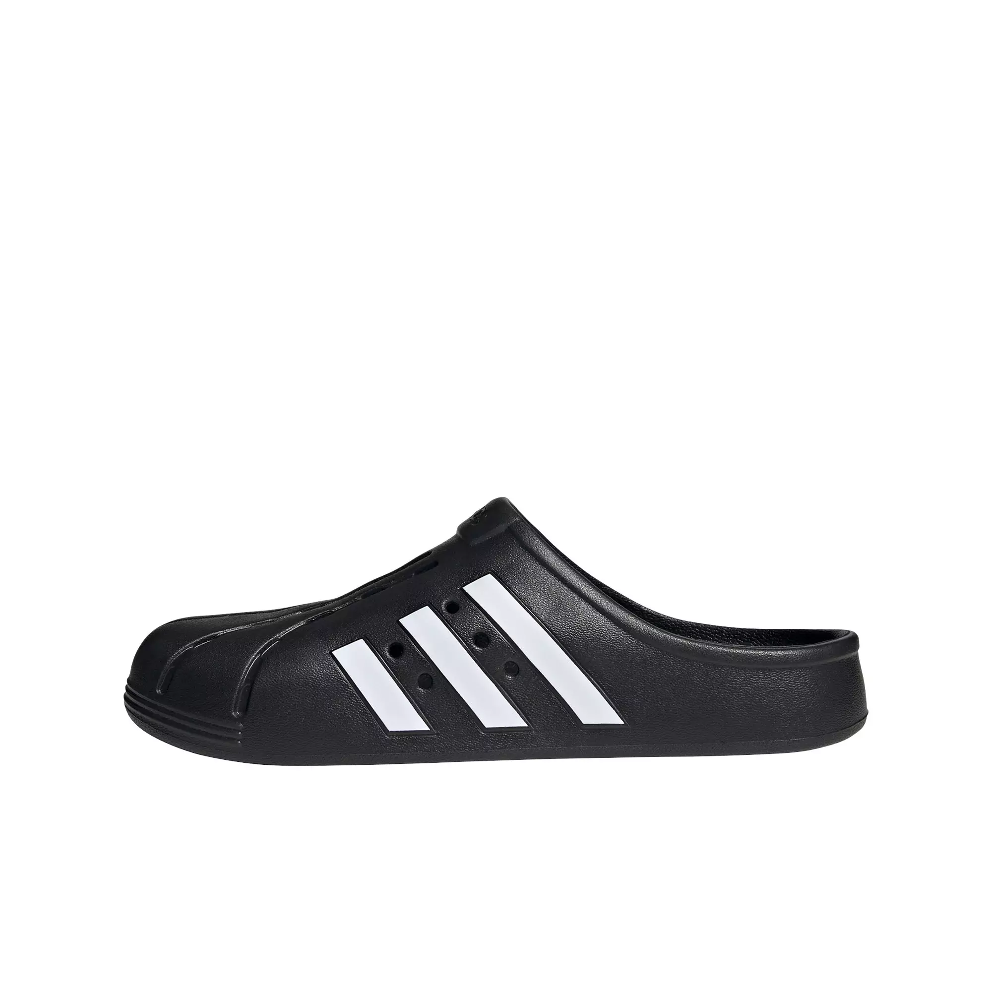 adidas Adilette "Core Black/Ftwr White" Women's Clog - BLACK/WHITE/BLACK